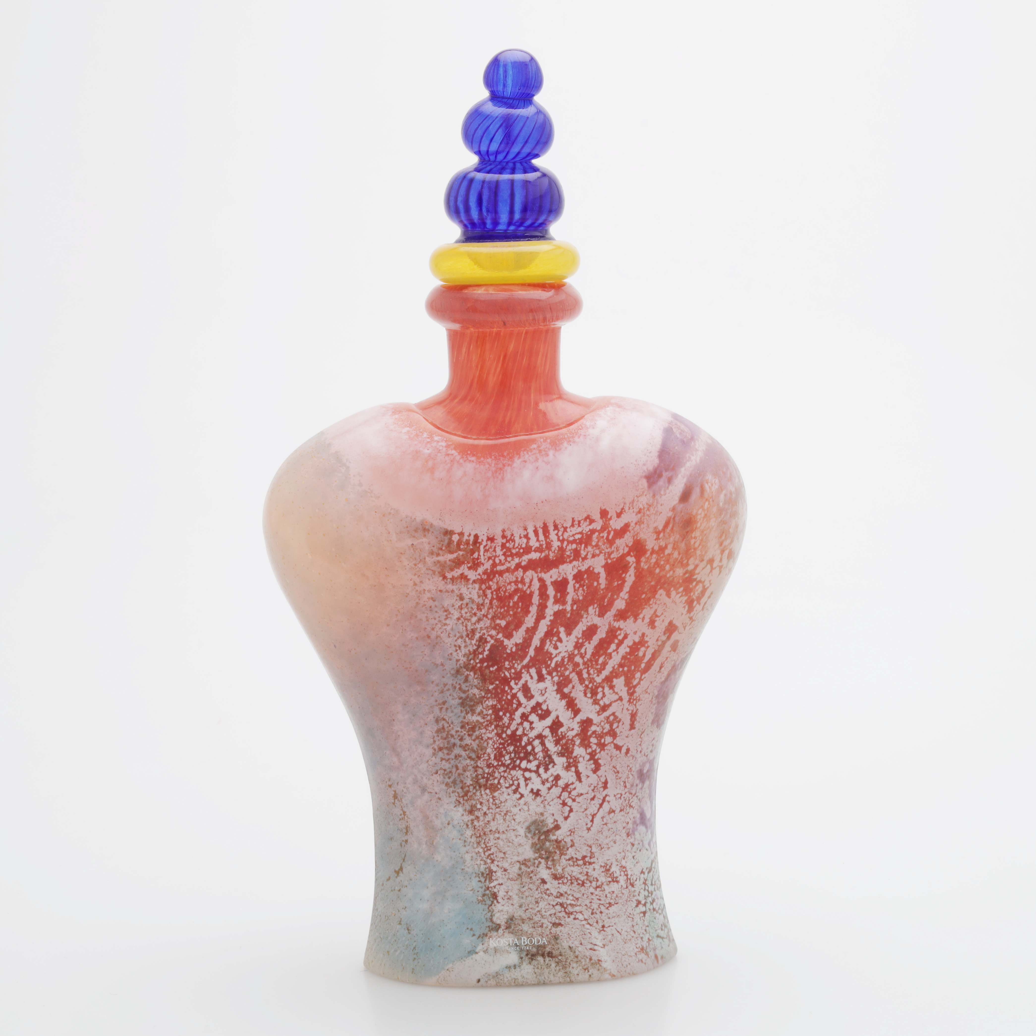 KJELL ENGMAN. Karaff, "CanCan", Kosta Boda, signerad.