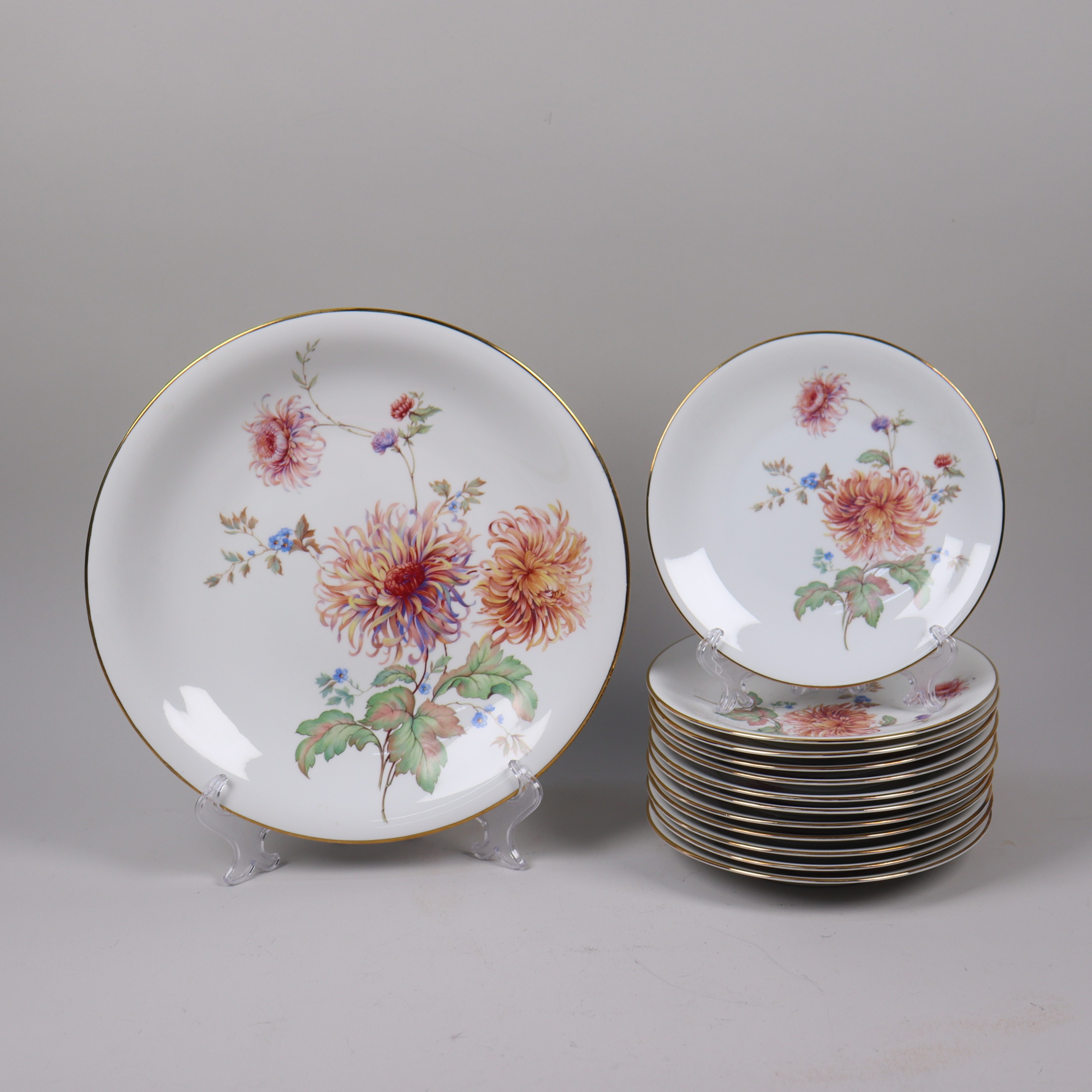 FRUKTSERVIS, Rörstrand, fat och assietter, 13 delar.