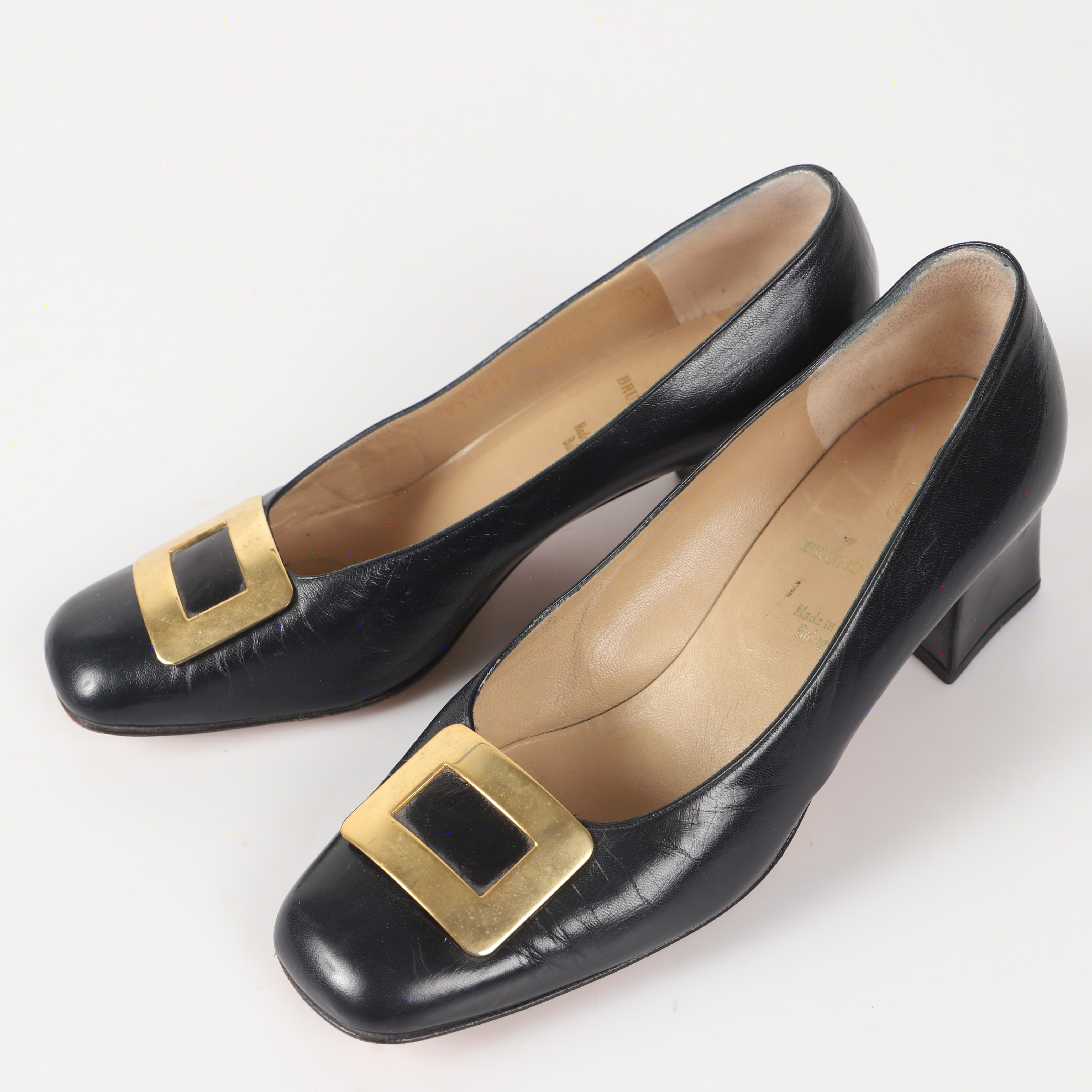 PUMPS, skinn,Bruno Magli, Italien.