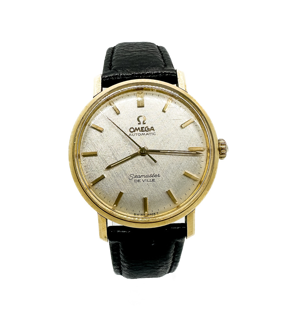 ARMBANDSUR, Omega Seamaster De Ville, Automat, Guld på stål, 1960-tal.