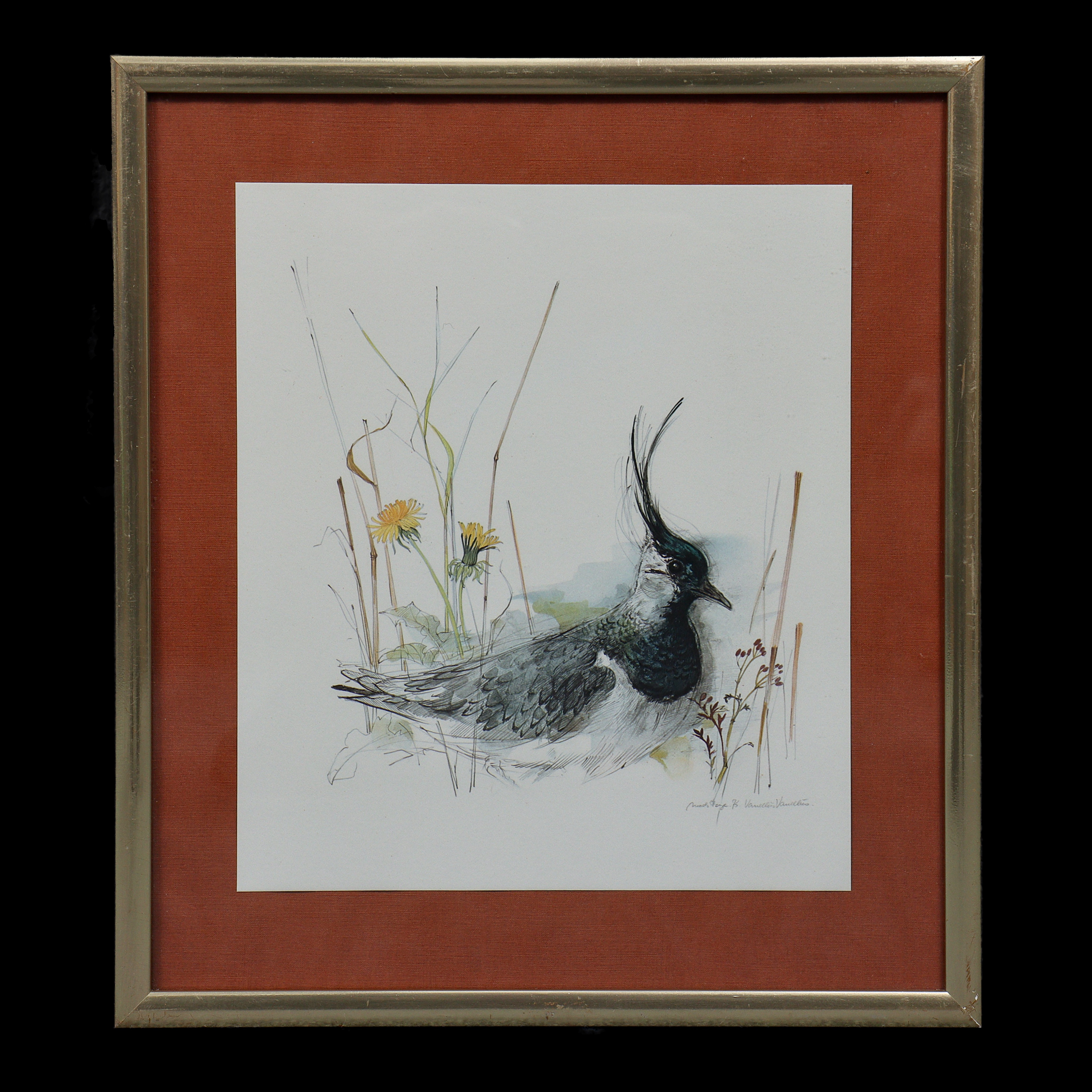 MADS STAGE (f. 1922, DANMARK) TRYCK, SIGNERAD I TRYCKET.