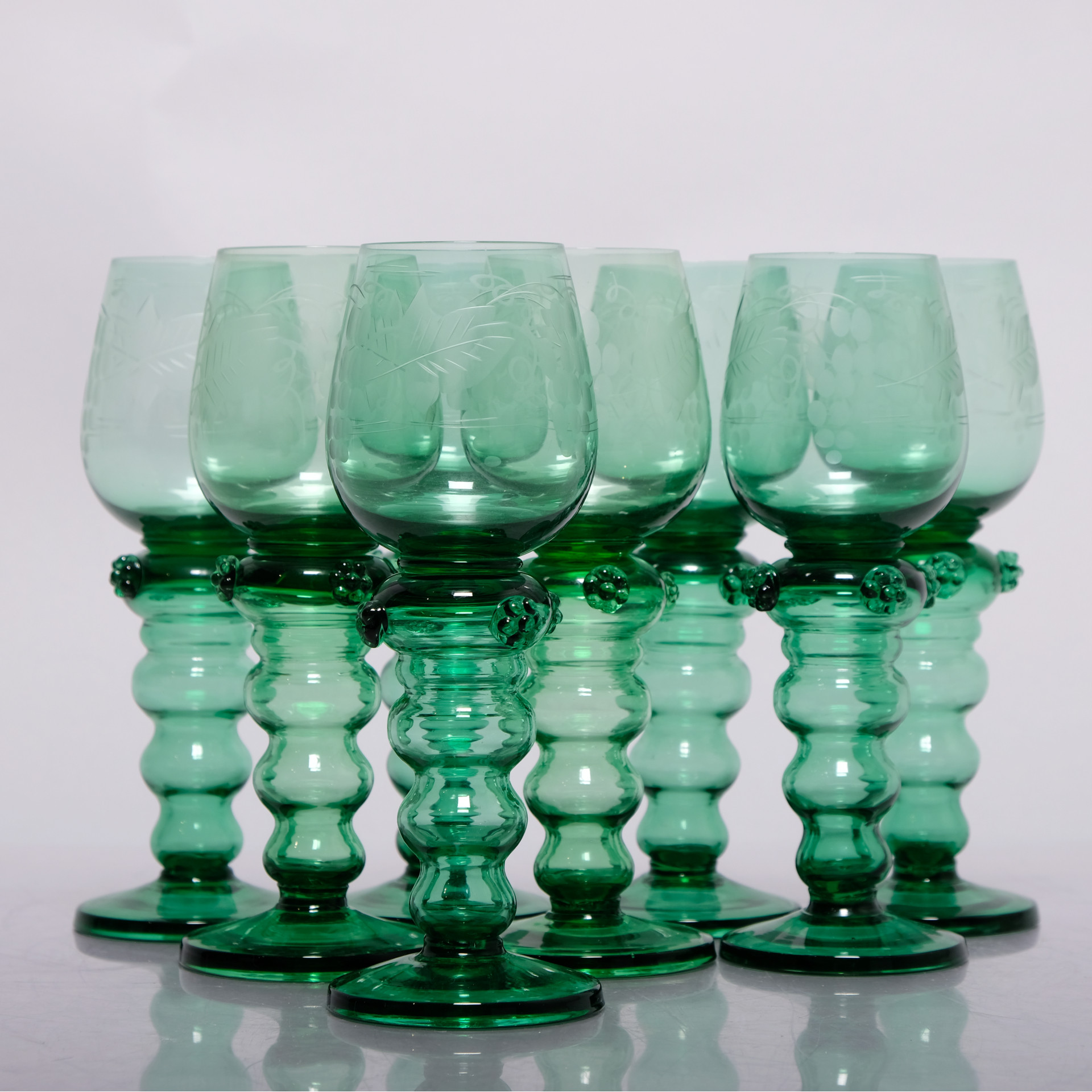 GLAS, "Remmare", 8st, Gulla Skruf, 1900-talets första hälft.