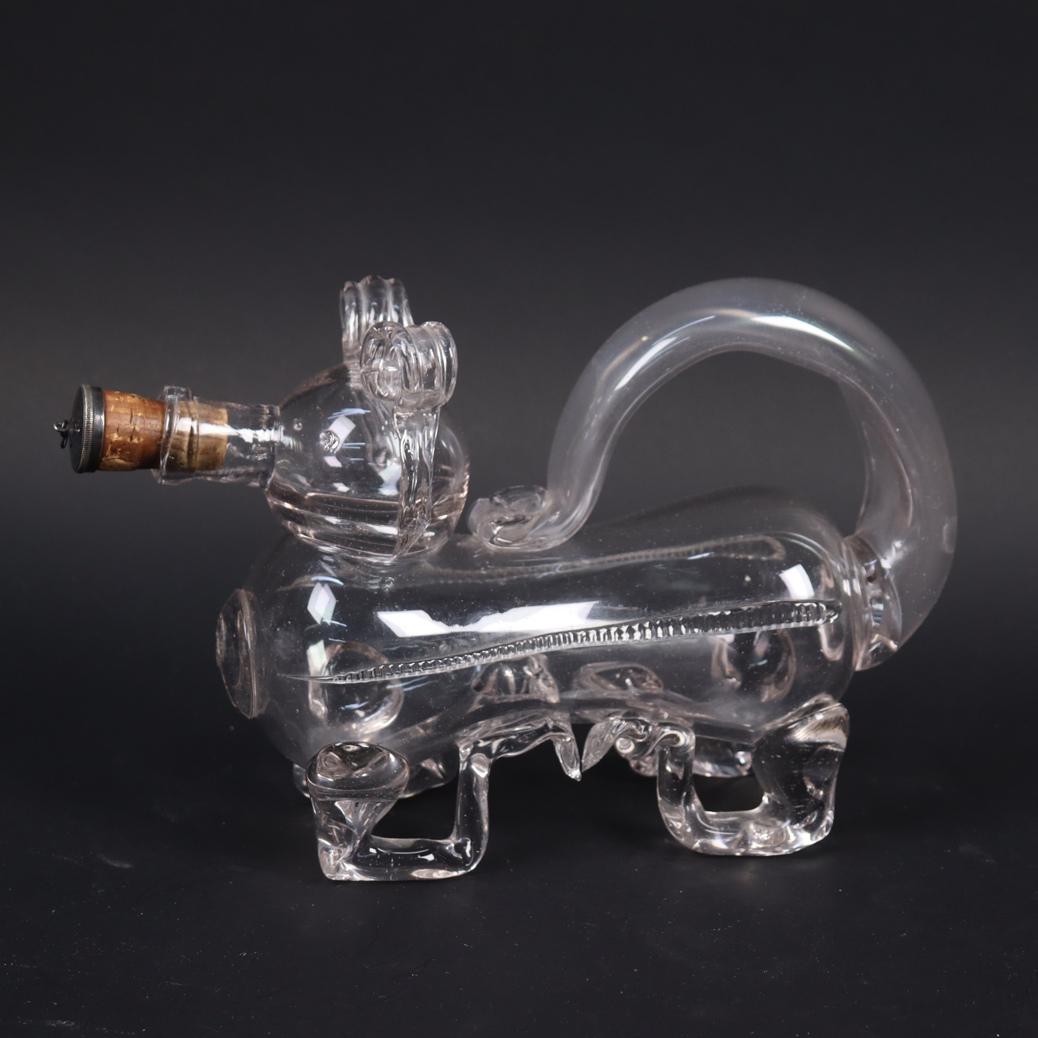 KARAFF, "Fyllehund" i glas.