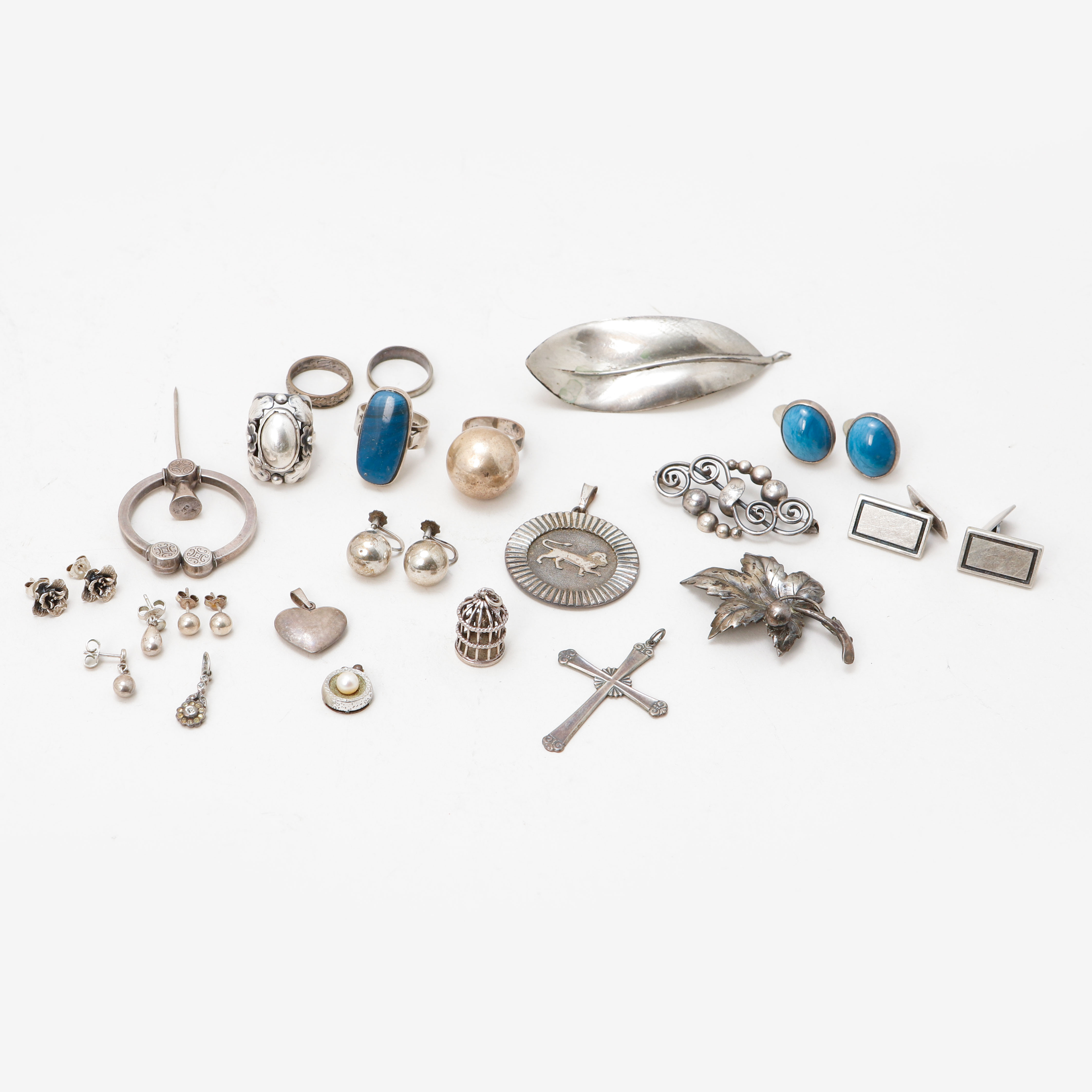 SILVERSMYCKEN, ca 34 st, vikt ca 170 gram.