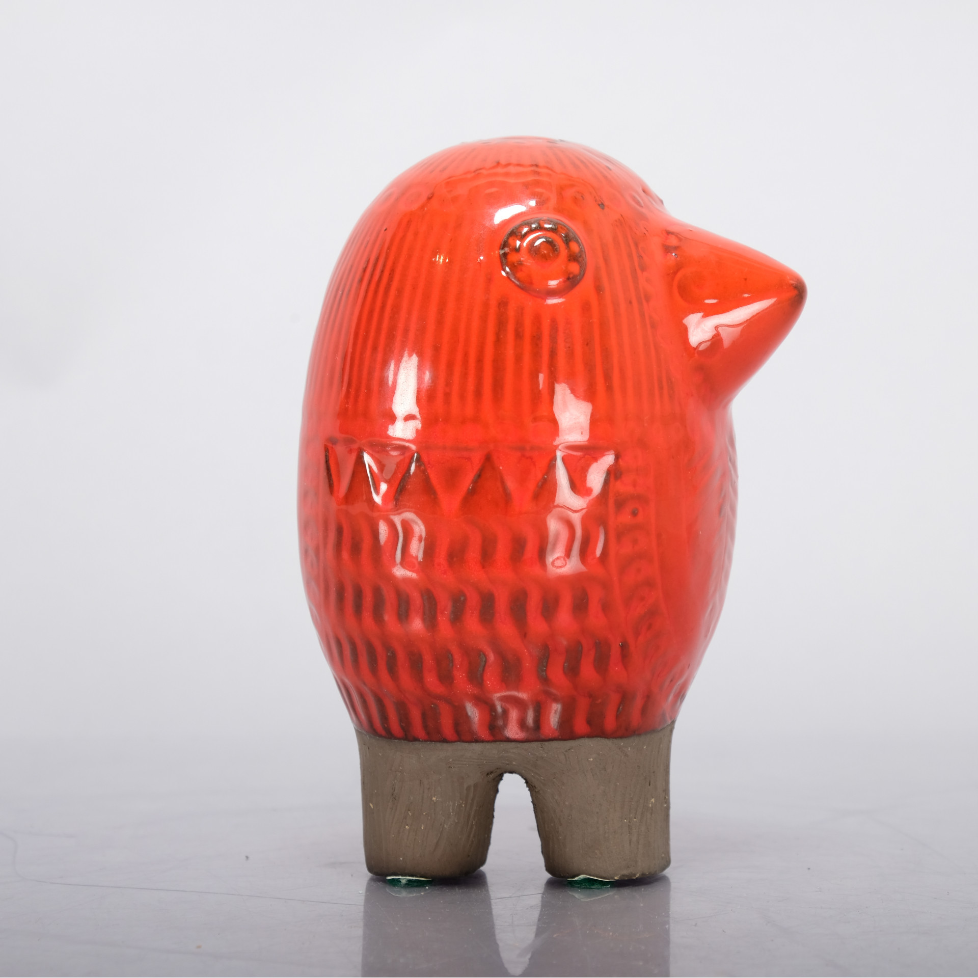 MARI SIMMULSON. Figurin, Fågel, Lergods, Upsala Ekeby, 1900-talets andra hälft.