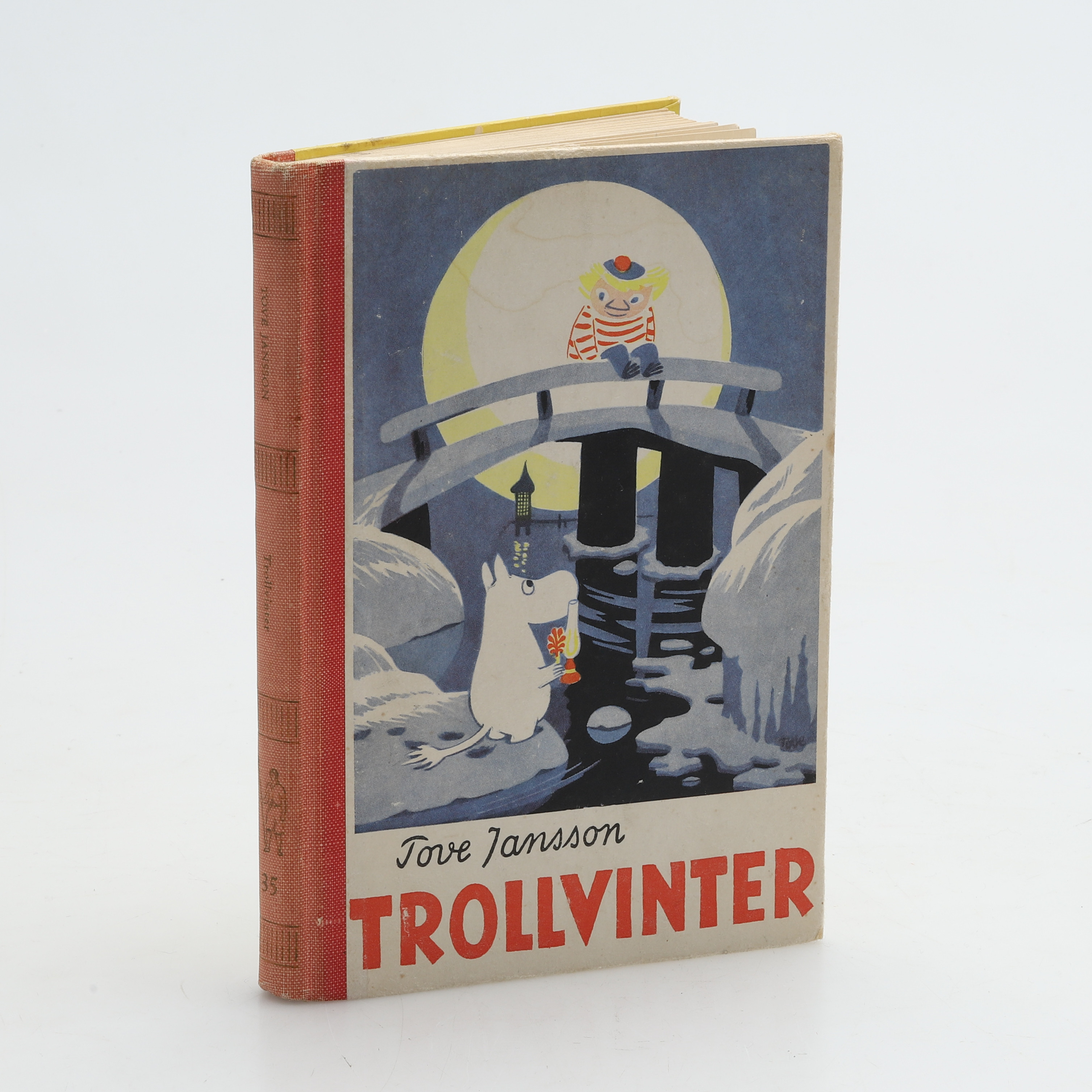 TOVE JANSSONS TROLLVINTER I FÖRSTA UPPLAGAN 1957.