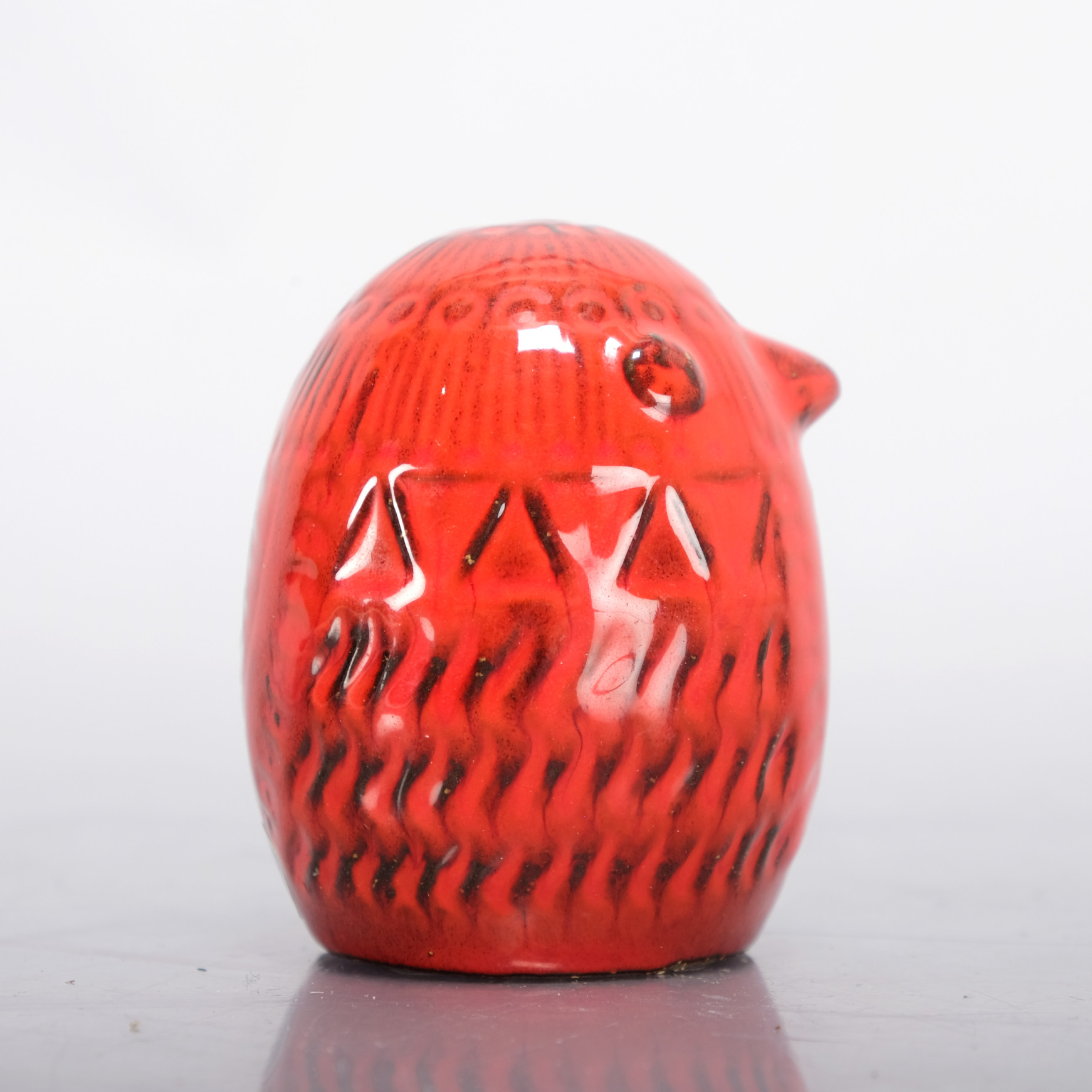 MARI SIMMULSON. Figurin, Fågel, Lergods, Upsala Ekeby, 1900-talets andra hälft.