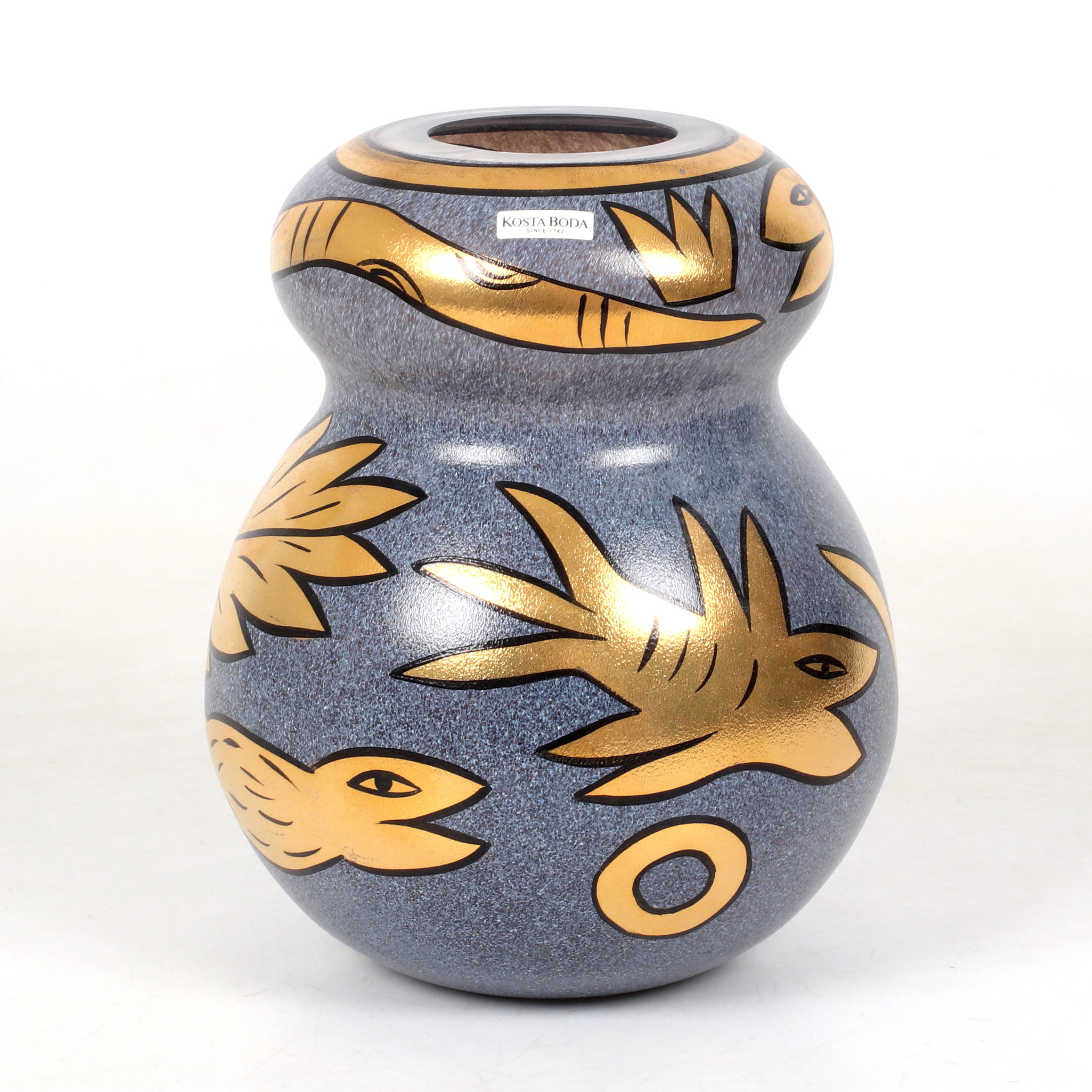 ULRICA HYDMAN-VALLIEN. Vas, glas, "Inka", Artist Collection, signerad, Kosta Boda.