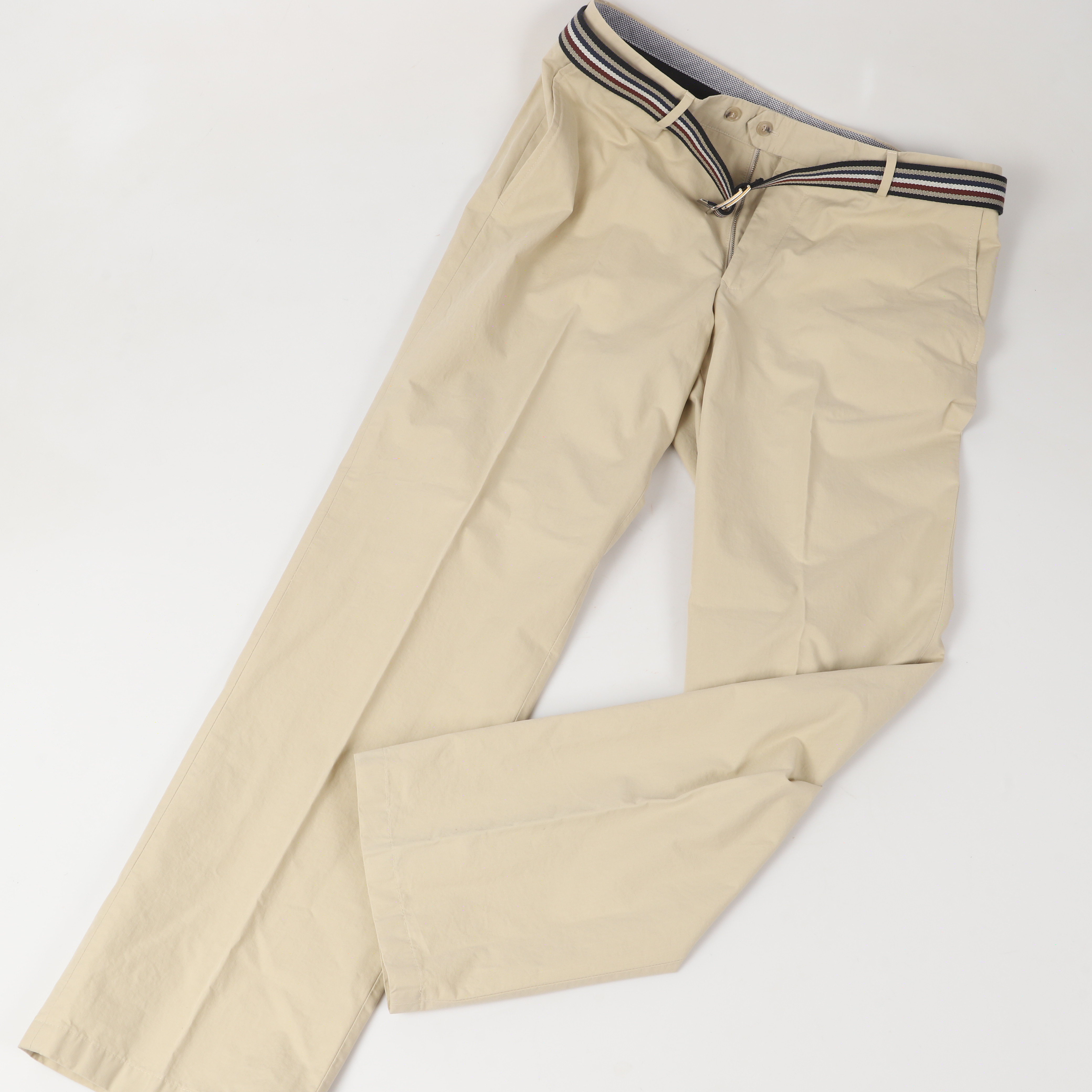 BYXOR MED BÄLTE, bomull, Eduard Dressler.