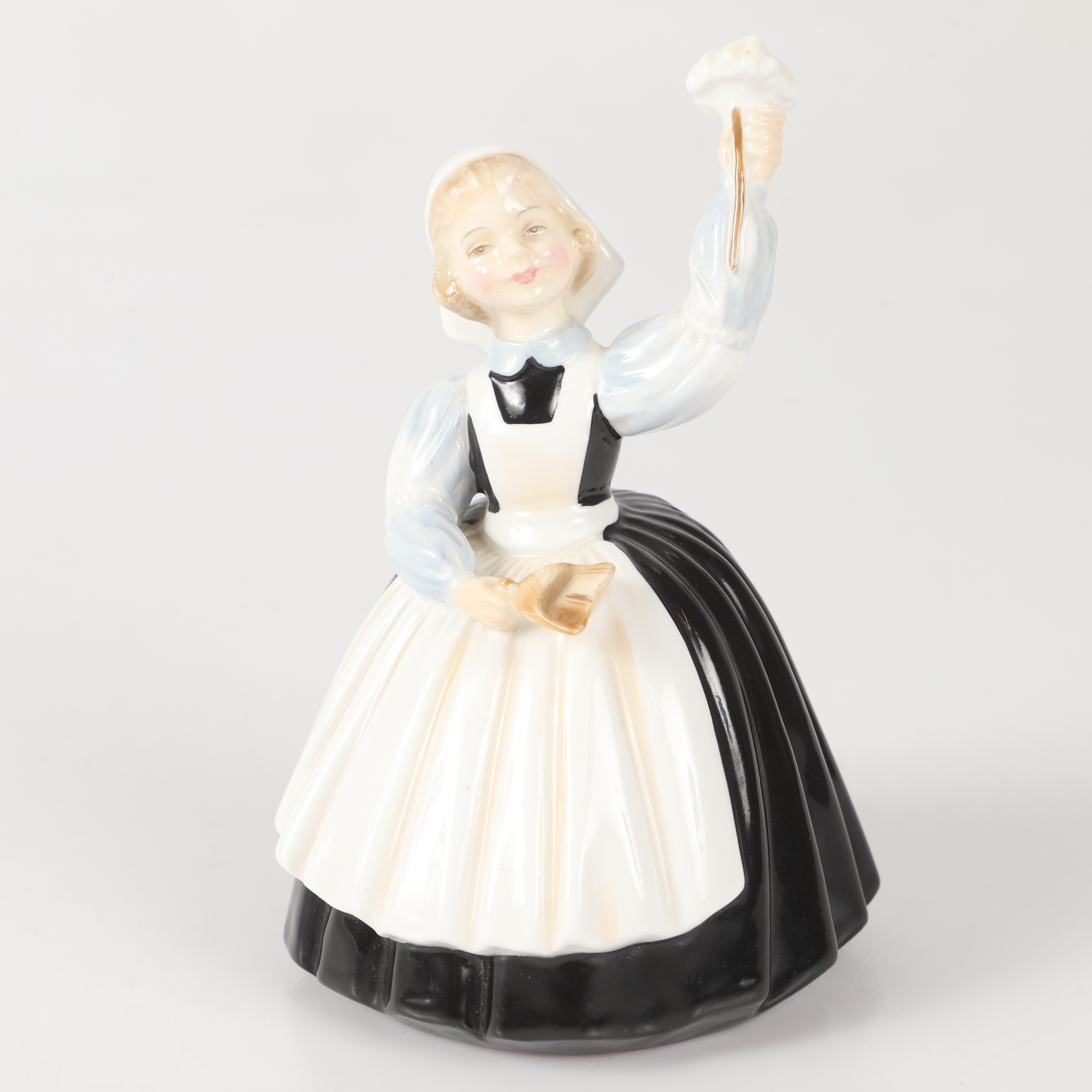 FIGURIN, "Mothers Help", porslin, Royal Doulton & Co, England, limited Edition, 1961.