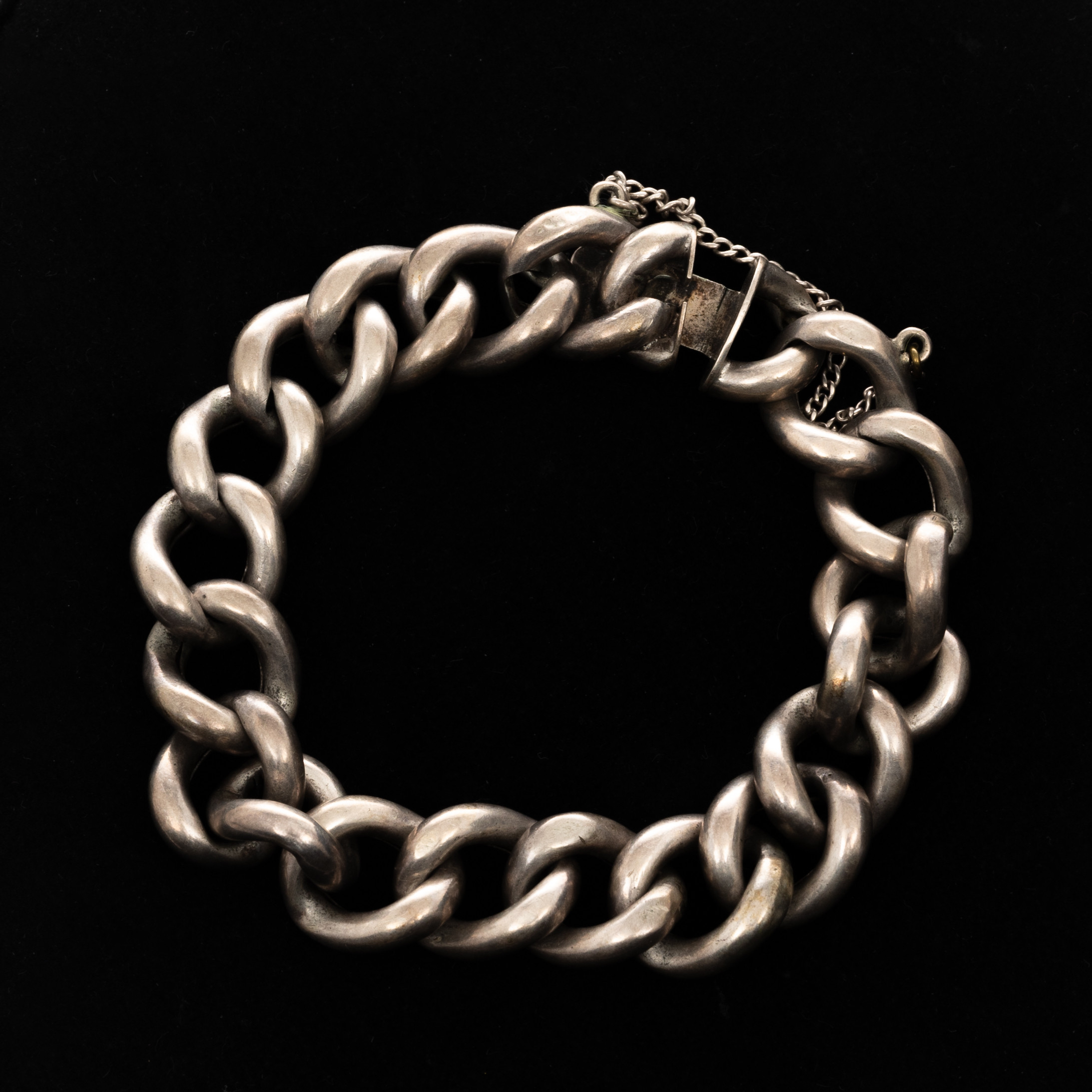 ARMBAND, Silver, Pansarlänk.