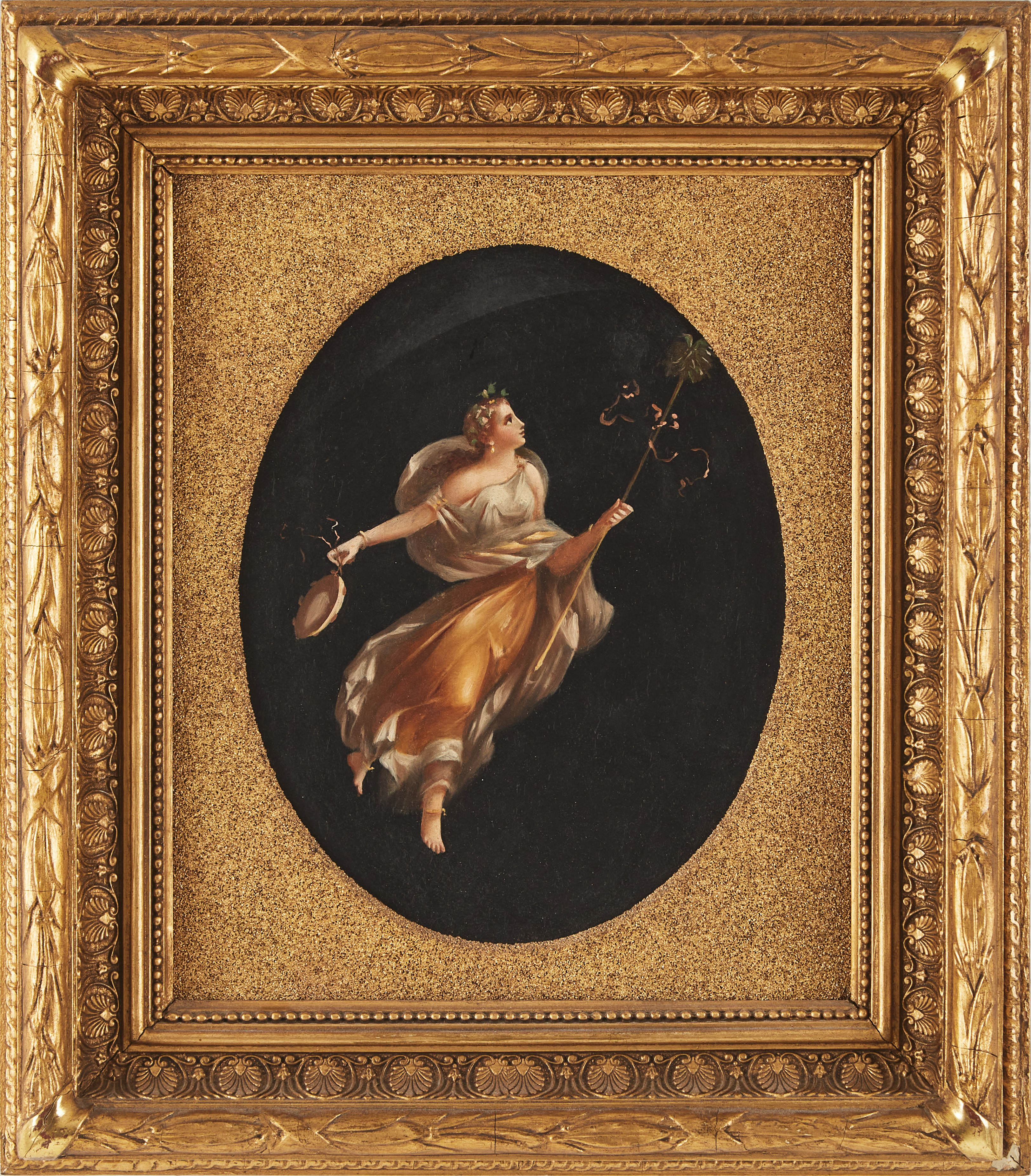 OIDENTIFIERAD KONSTNÄR (1800-TAL). Musor, 2 st, olja på pannå.