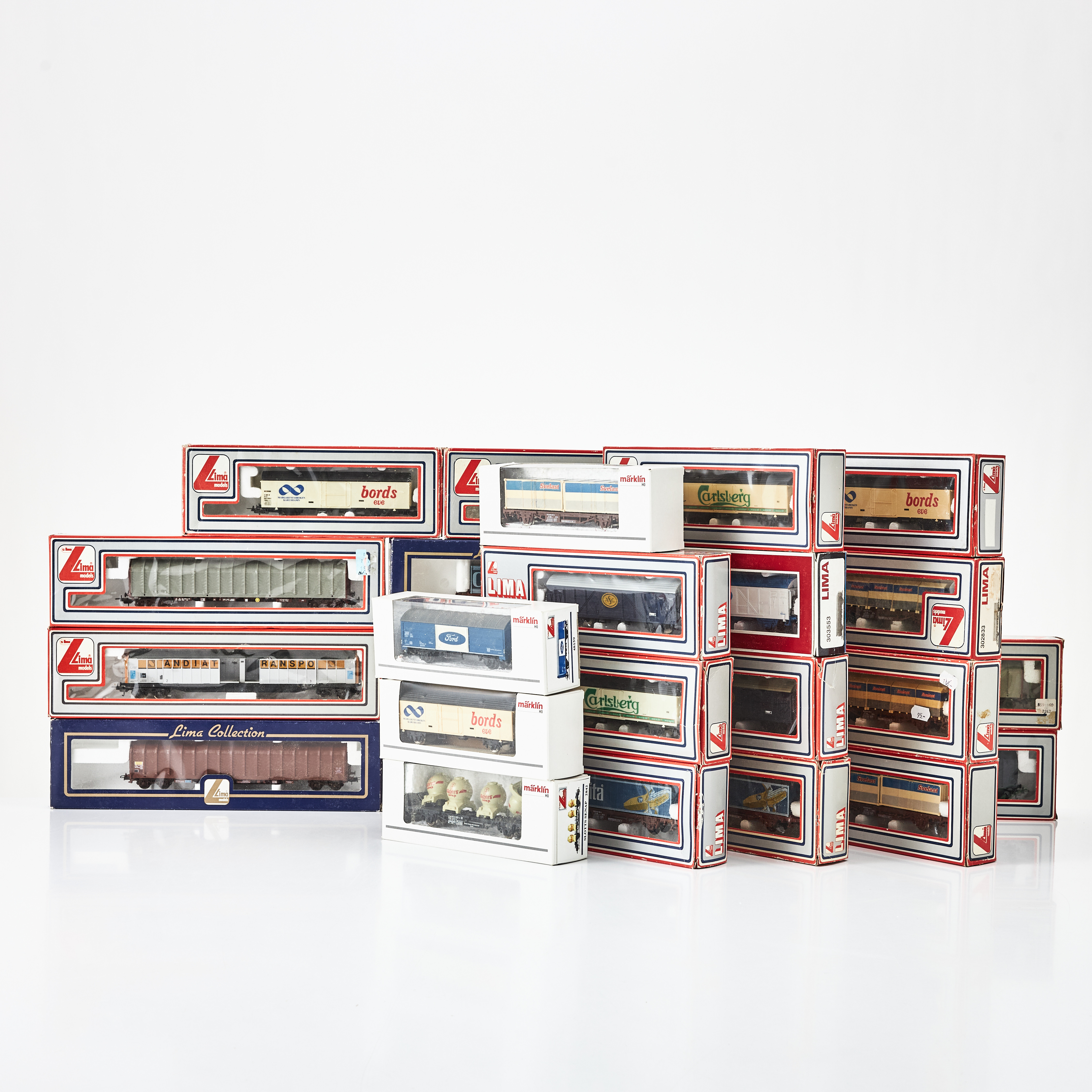 LIMA, godsvagnar, 28 st., Italien. H0.