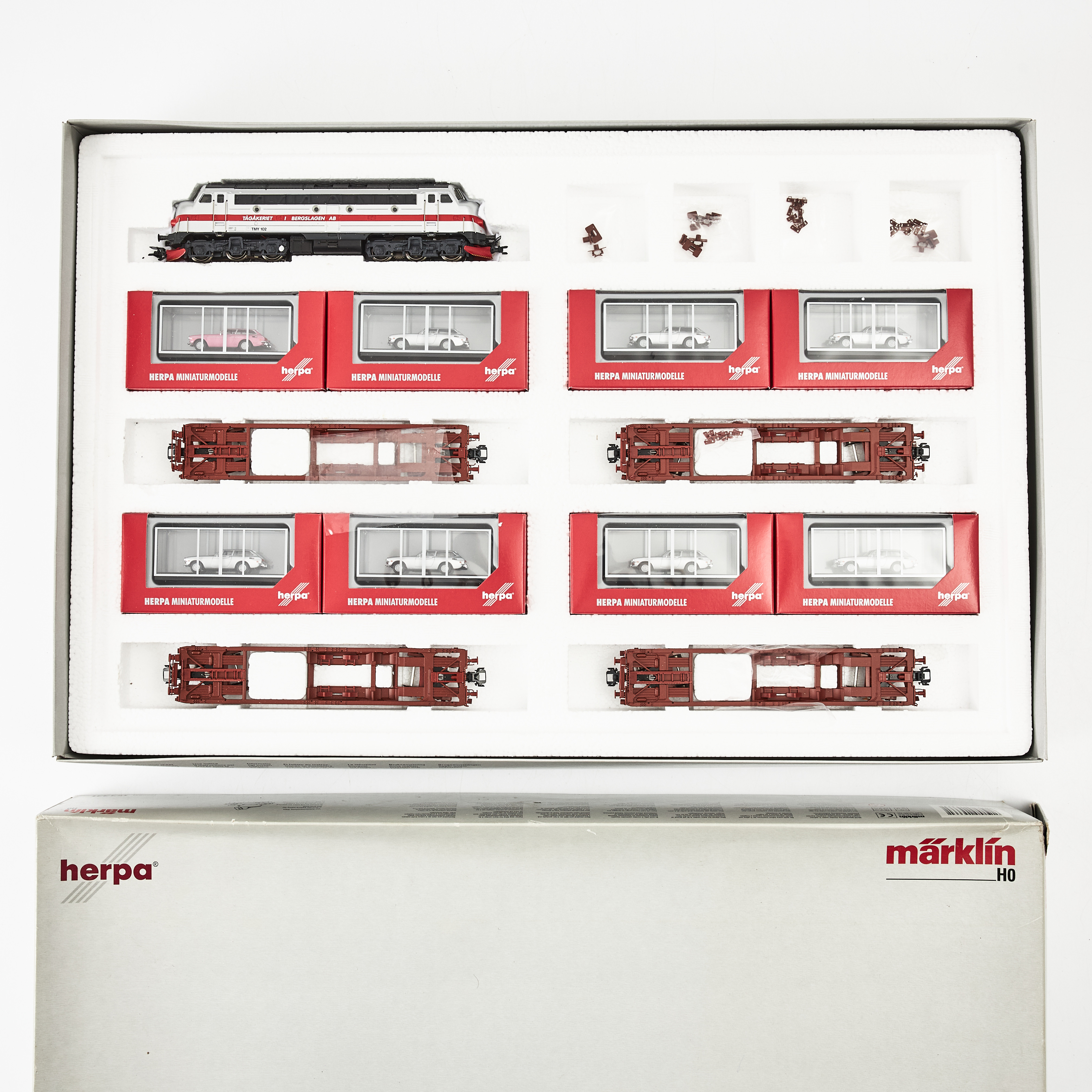 TÅGSET, Herpa/Märklin 26583/153331, "Schneewittchen-Express", skala H0.