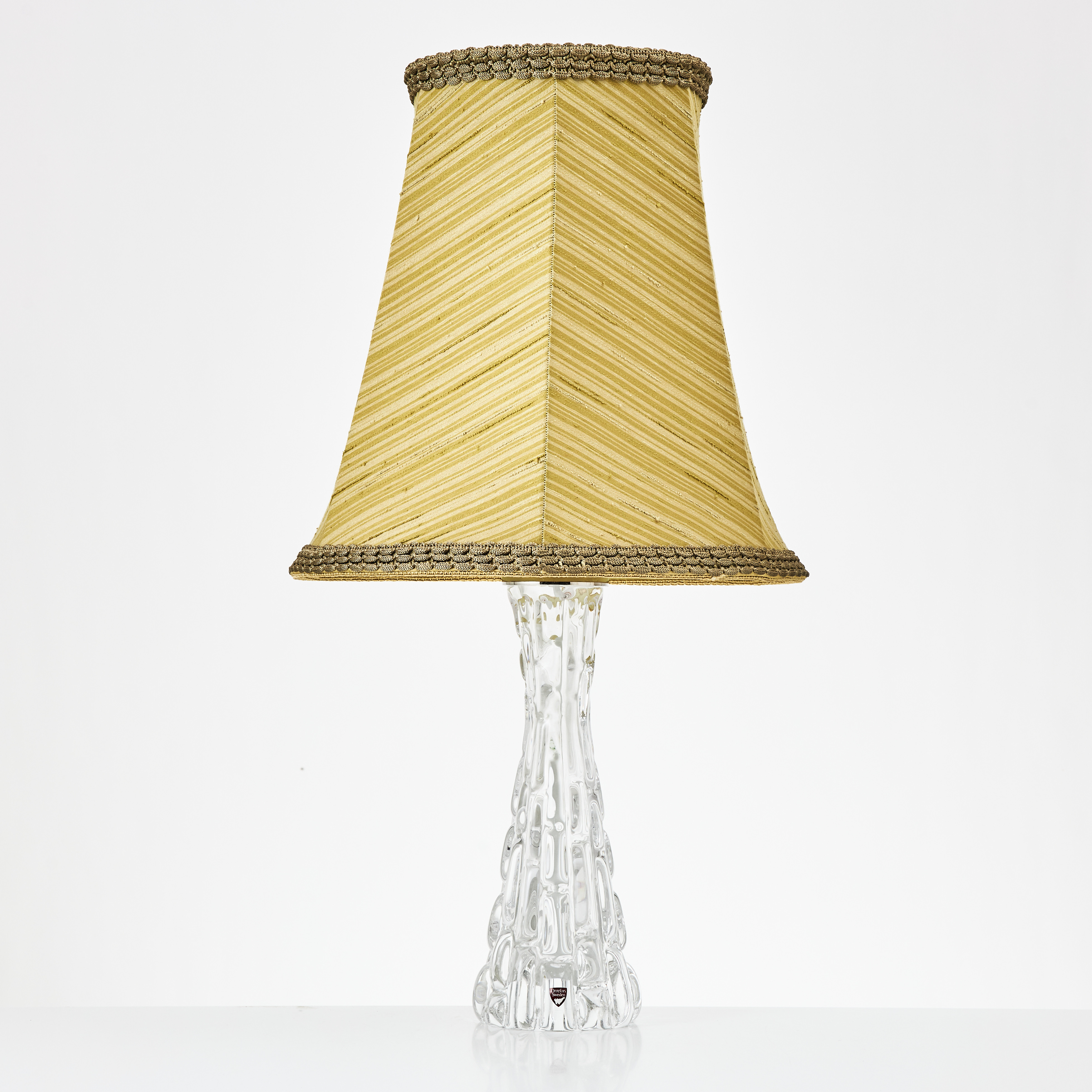 CARL FAGERLUND. Bordslampa, Orrefors, 1960/70-tal.