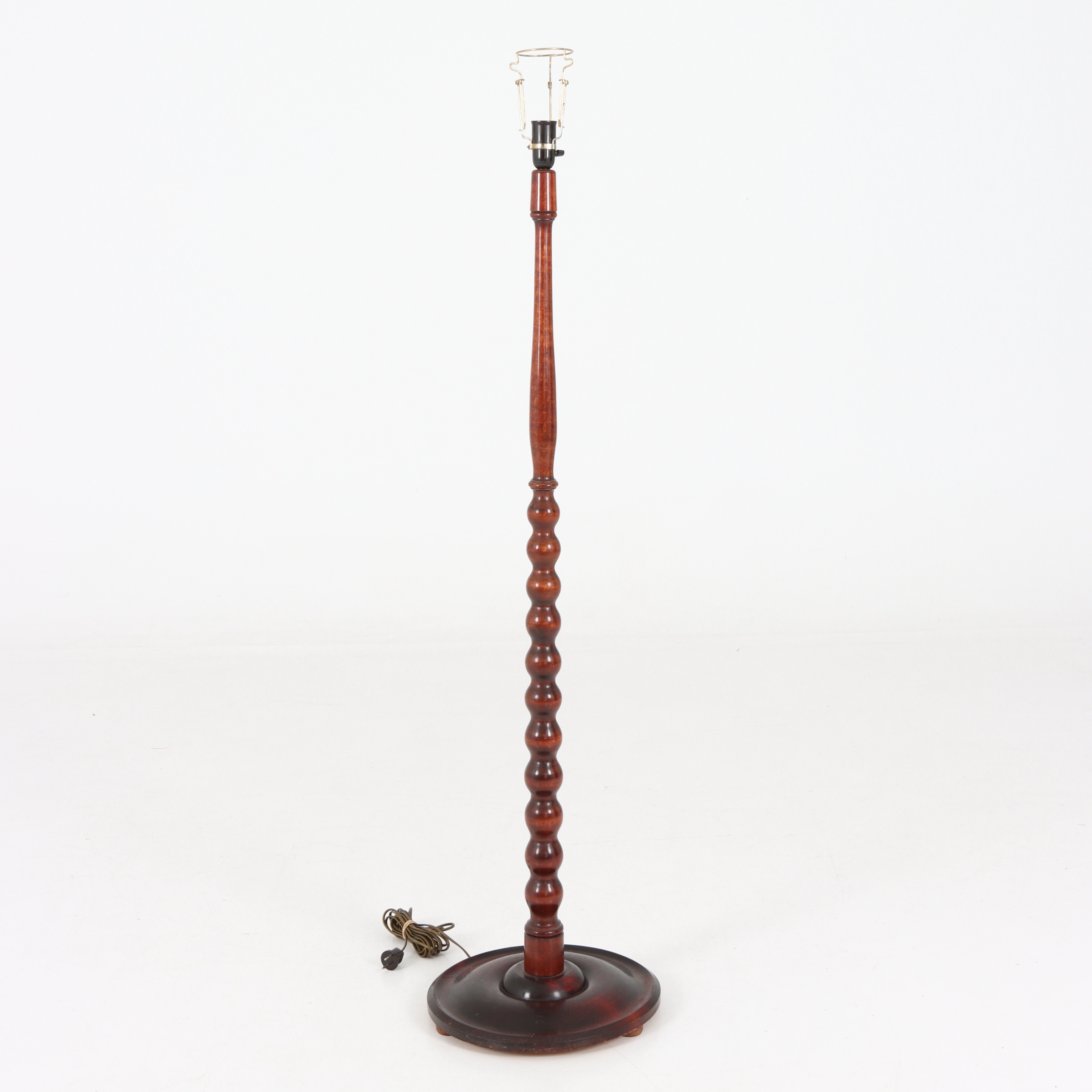 GOLVLAMPA, trästomme, 1900-tal.