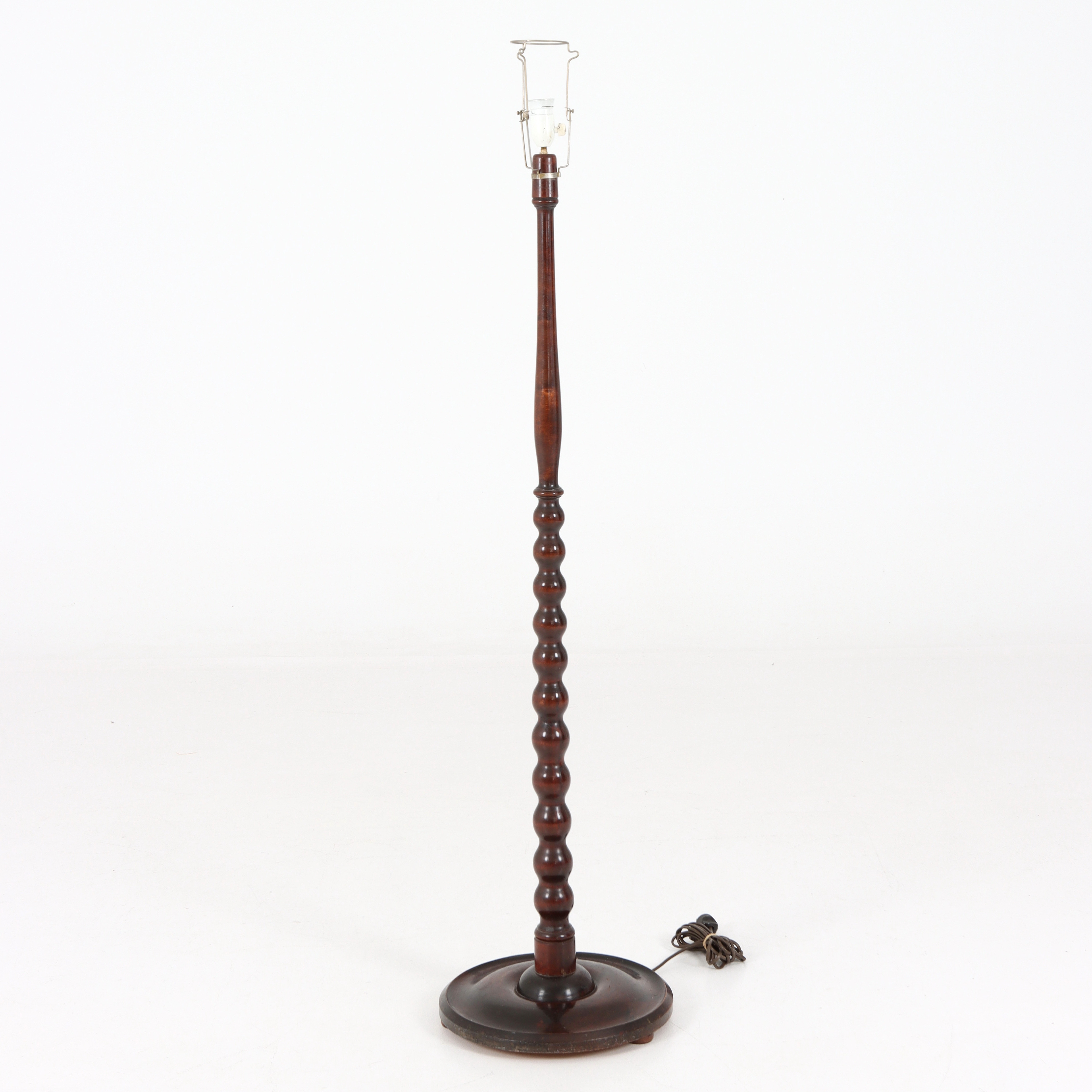 GOLVLAMPA, trästomme, 1900-tal.