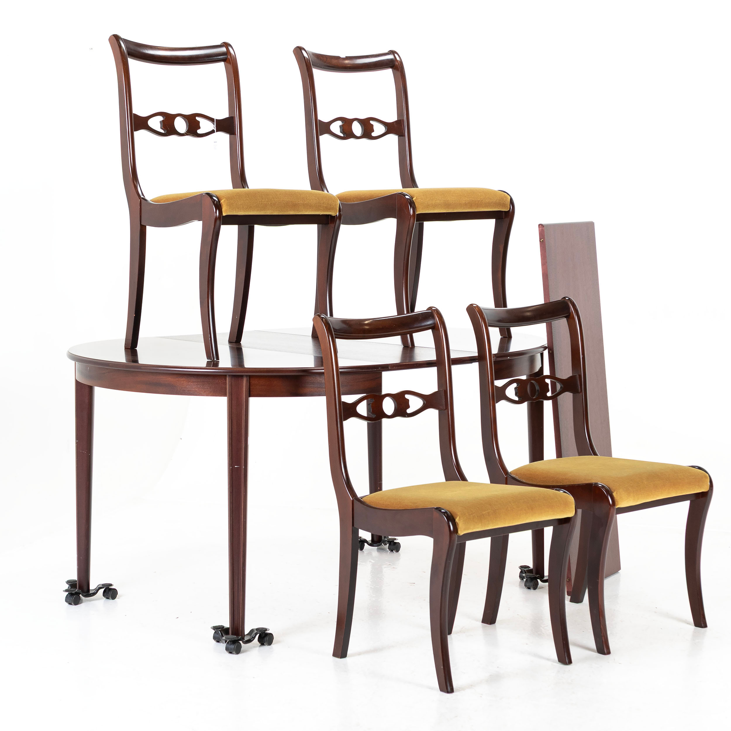 MATSALSGRUPP, 5 delar, engelsk stil, 1900-talets slut.