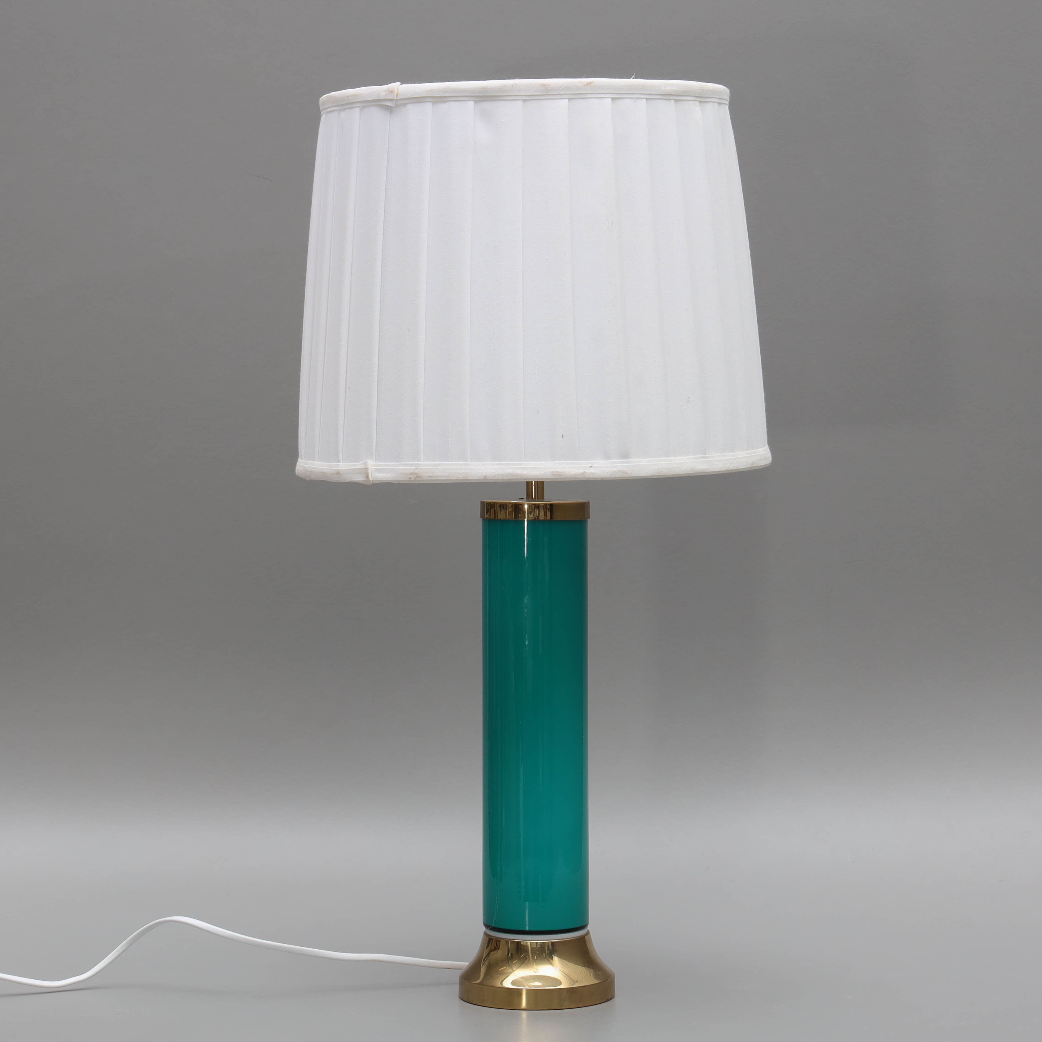 BORDSLAMPA, färgat glas & mässing, B03 B04, Bergboms.