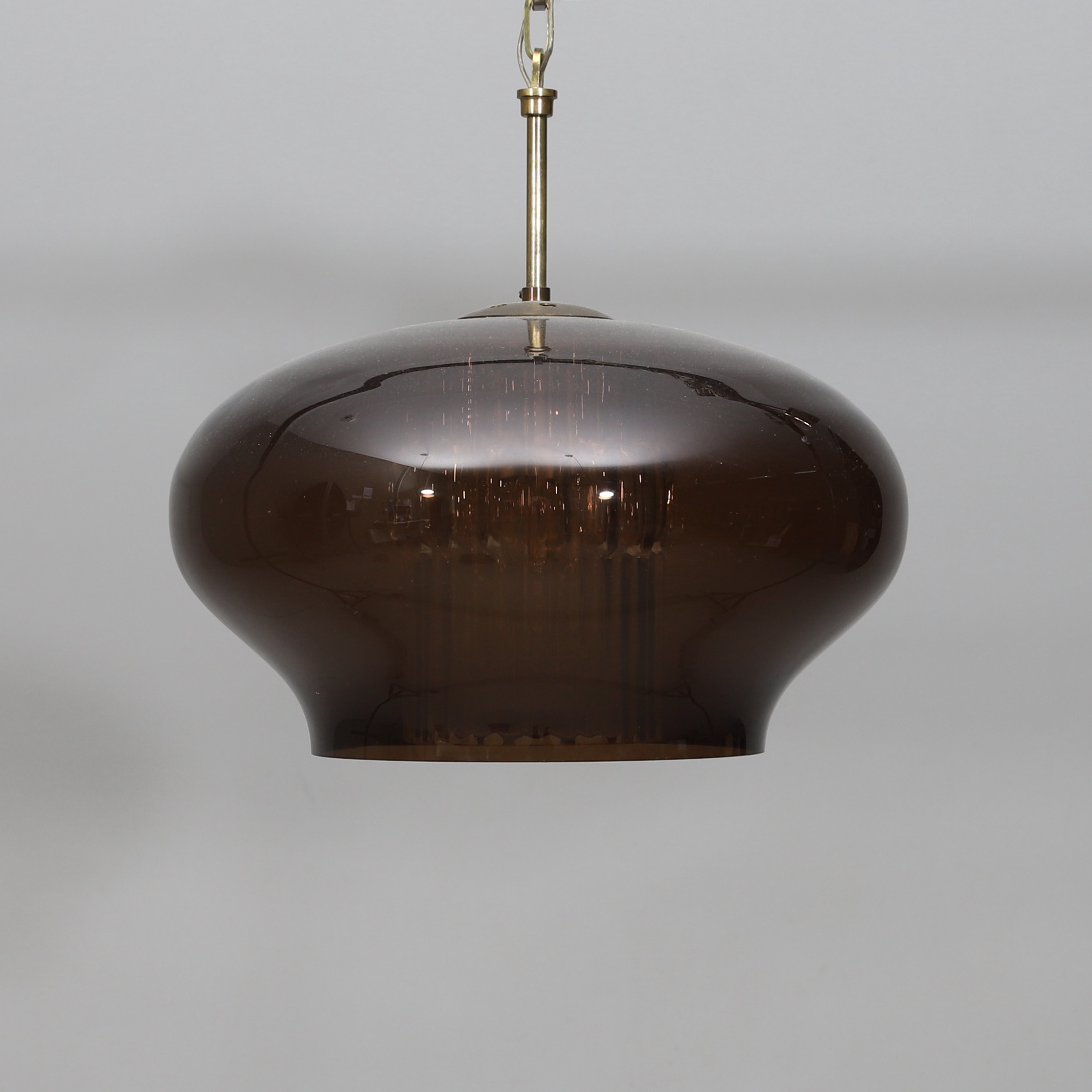 CARL FAGERLUND. taklampa, glas, Orrefors, 1960-/70-tal.