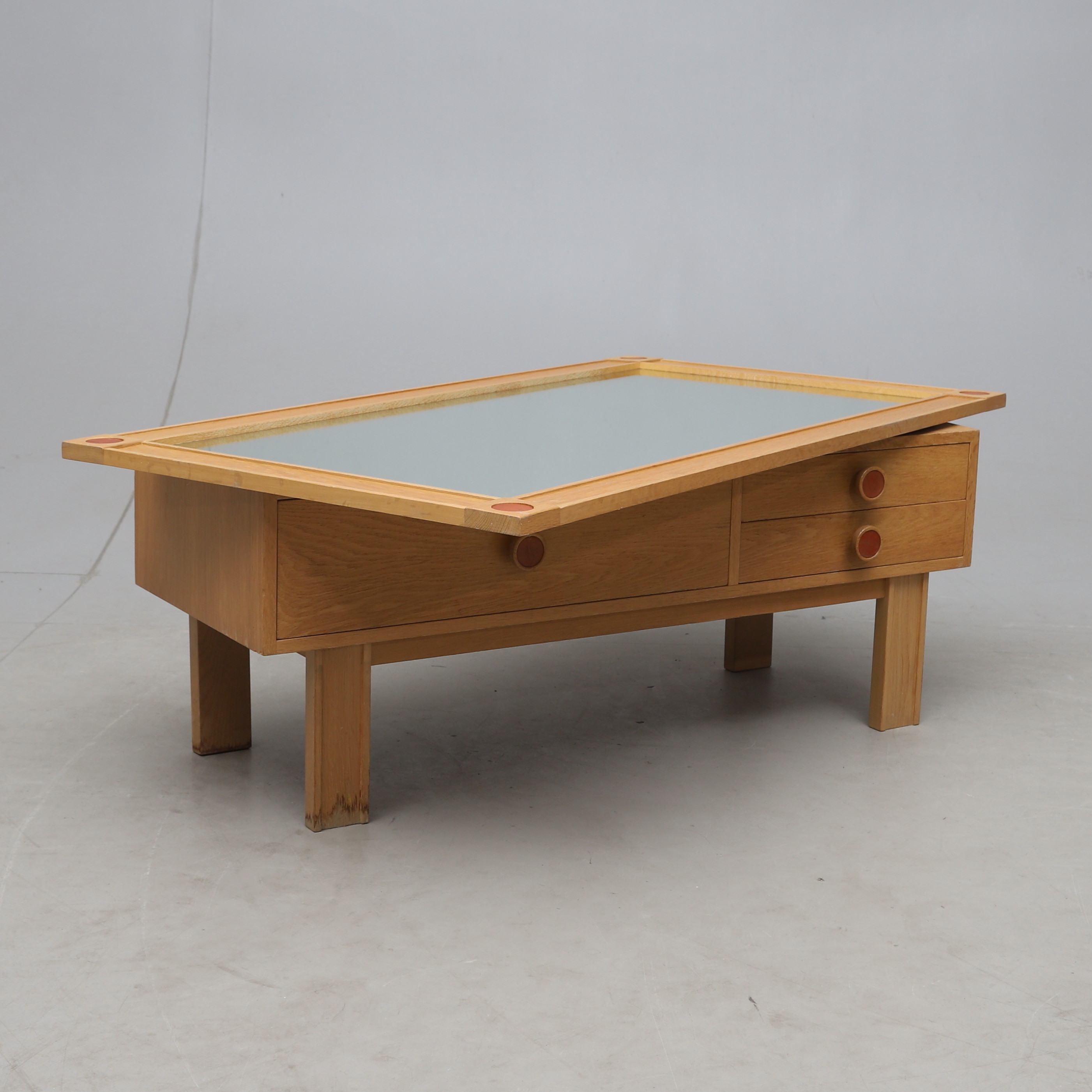 HALLMÖBEL, 2 delar, ek, "Diplomat", Nybrofabriken, Fröseke, 1960-tal.