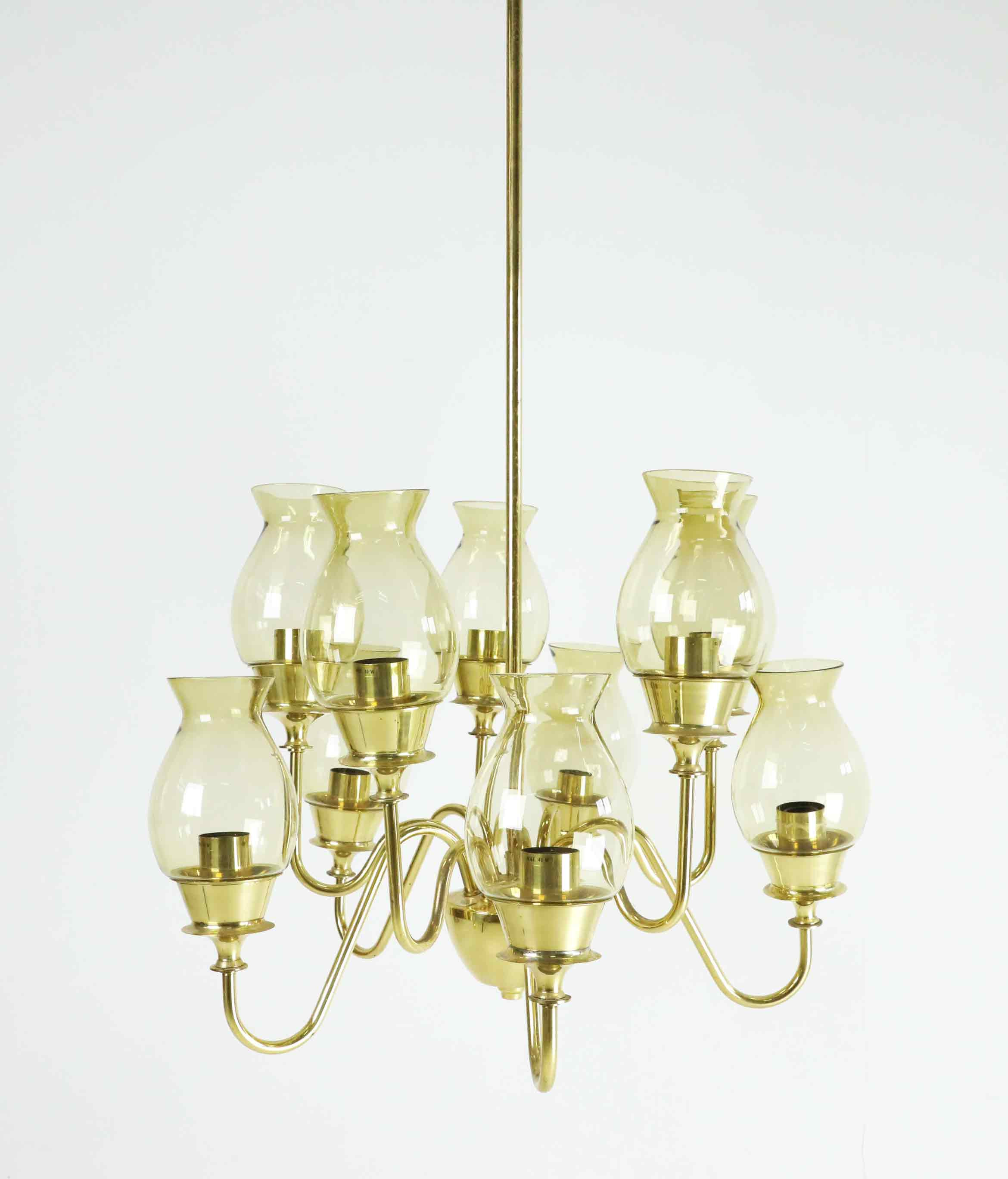 HANS-AGNE JAKOBSSON. Taklampa, Modell T 837/10, Markaryd, 1900-talets andra hälft.