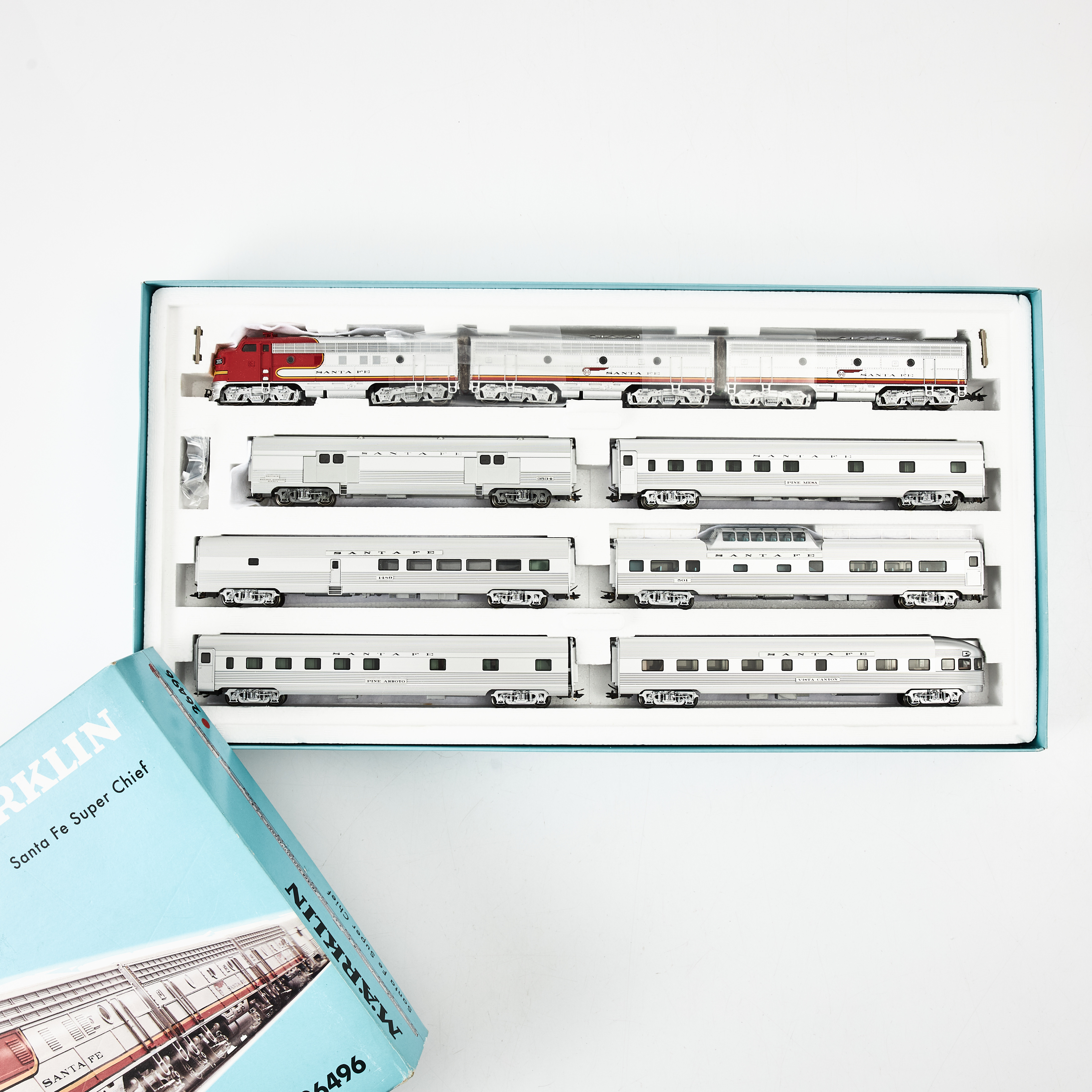 MÄRKLIN, 26496, tågset, 9 dlr., "Santa Fe Super Chief", H0.