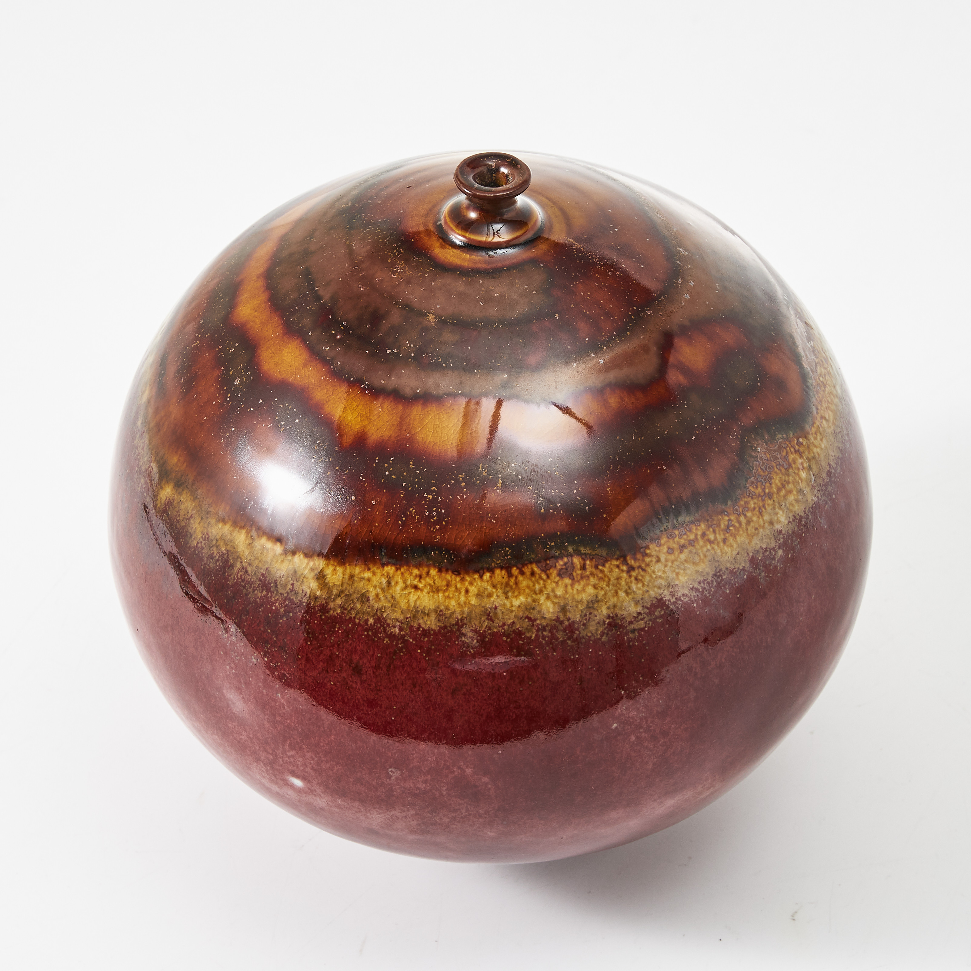 ISAK ISAKSSON. (född 1949), vas, stengods, signerad, egen verkstad.