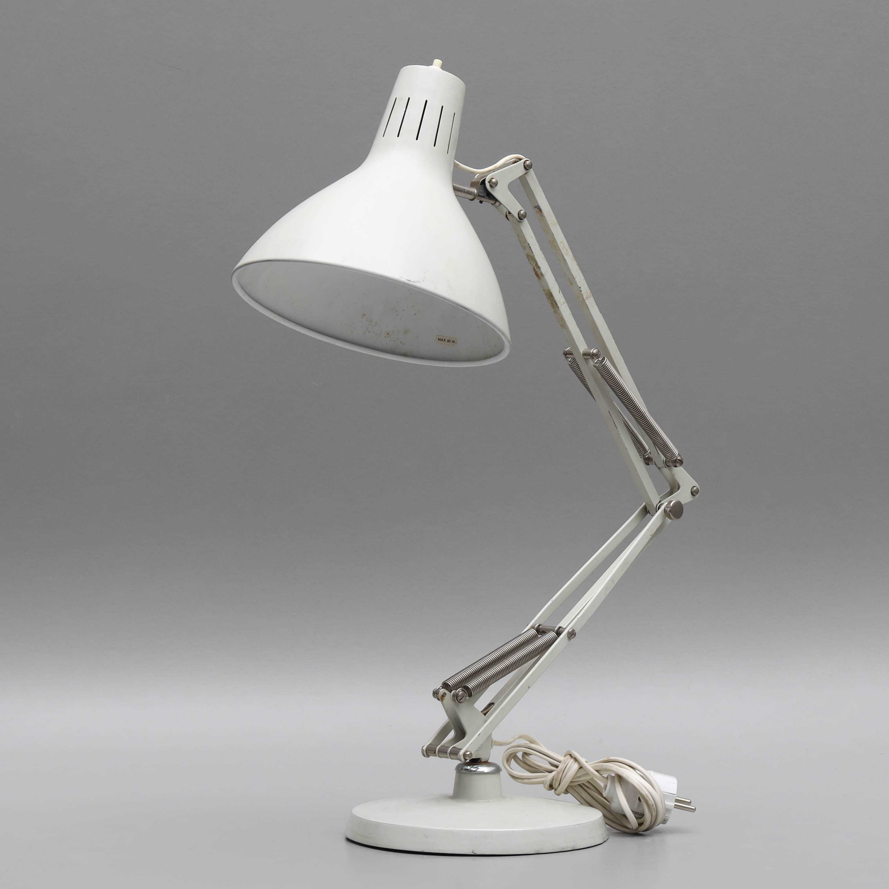 JACOB JACOBSEN. lackad metall, Luxo L-2, Jac. Jacobsen A.B 1900-talets mitt.