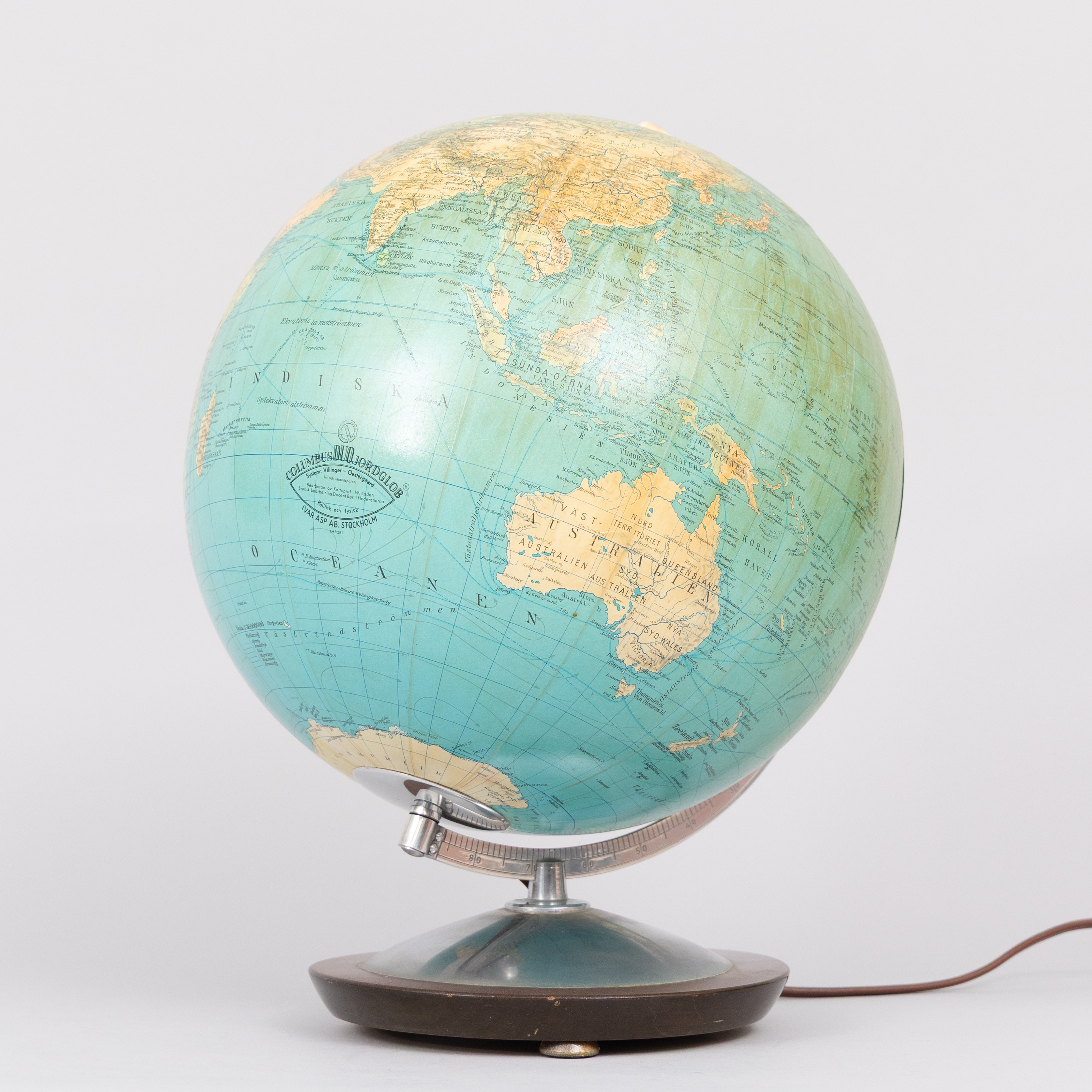 JORDGLOB, Columbus Duo, Ivar Asp AB, Stockholm.