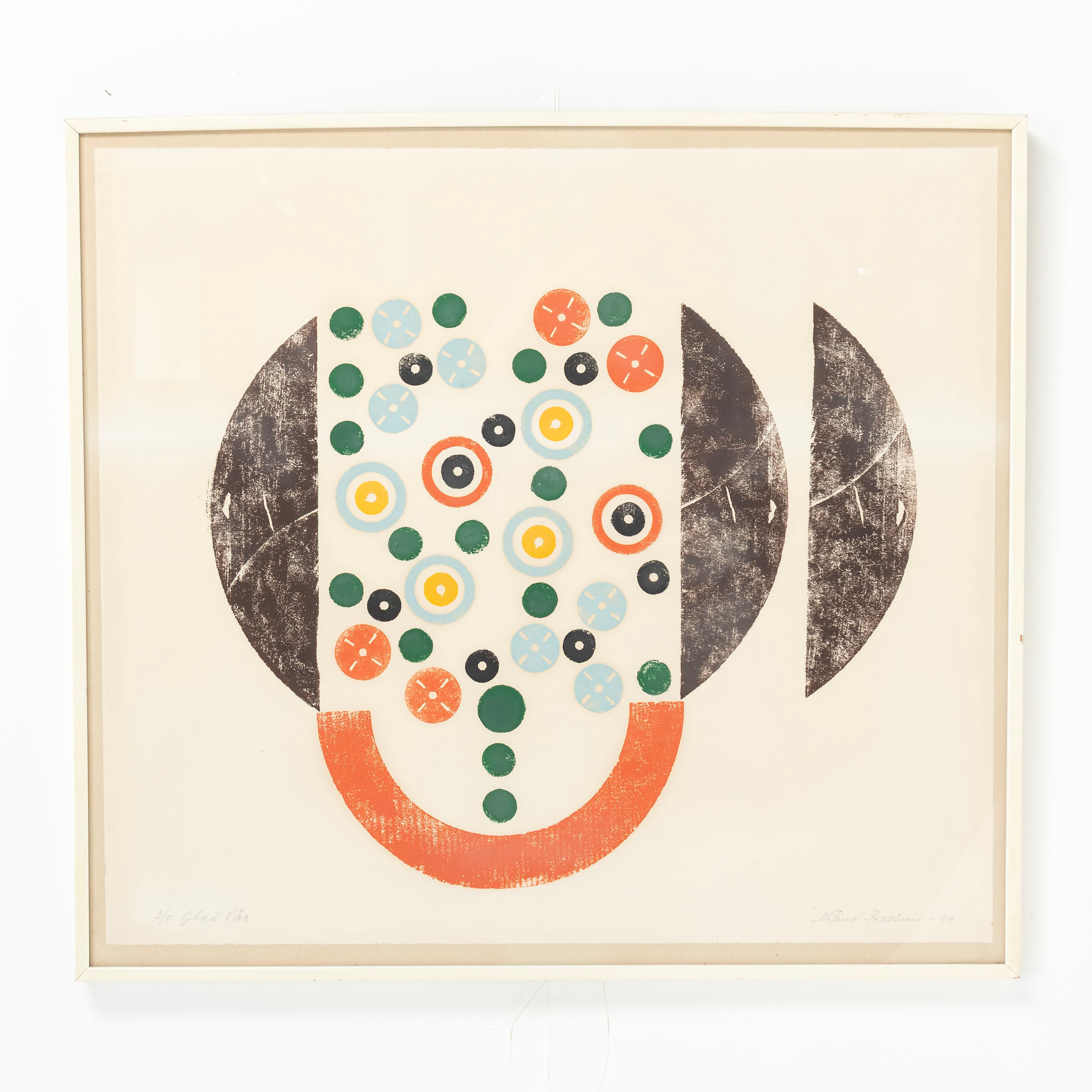 MAIJA PONSI-PETTINEN. "Glad Vår" signerad & numrerad 3/5.