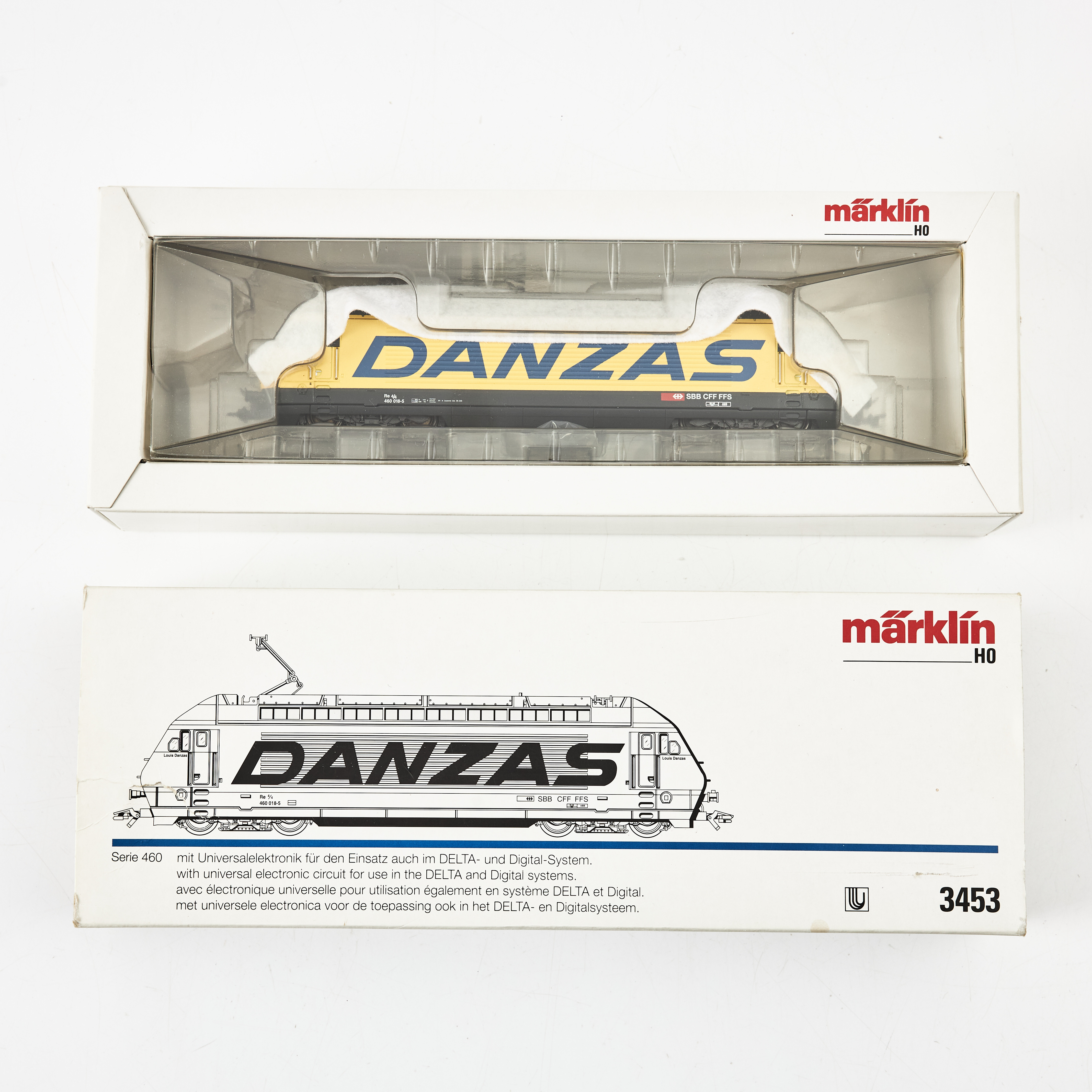 MÄRKLIN, 3453, snabbtåg, Danzas, Serie 460 Lnib.