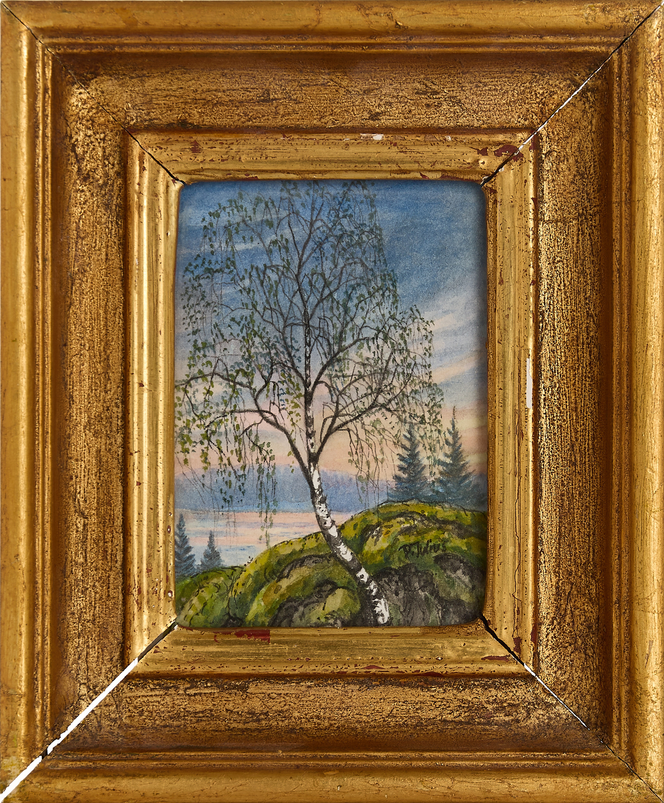 PER JULIUS (född 1951): Landskap, signerad P. Julius, akvarell.