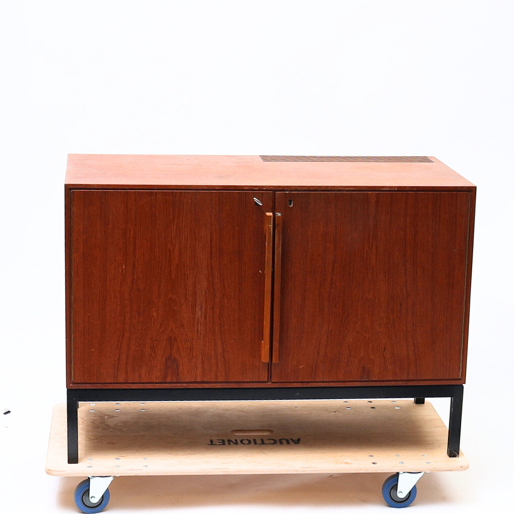 SIGVARD BERNADOTTE & ACHTON BJÖRN. Barskåp med kylskåp, teak, Scan-atlas & silkeborg möbelfabrik 1960-tal Danmark.