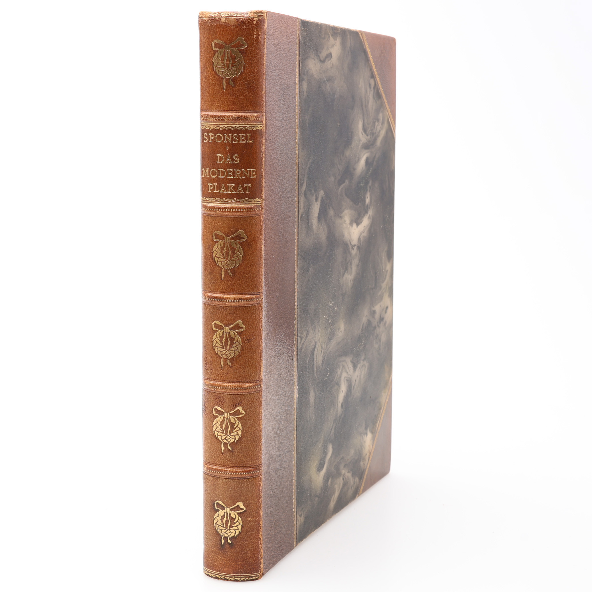 AFFISCHKONST. JEAN LOUIS SPONSELS DAS MODERNA PLAKAT 1897 - NR. 2 AV ENDAST 40 EXEMPLAR PÅ JAPAN- OCH KINAPAPPER.