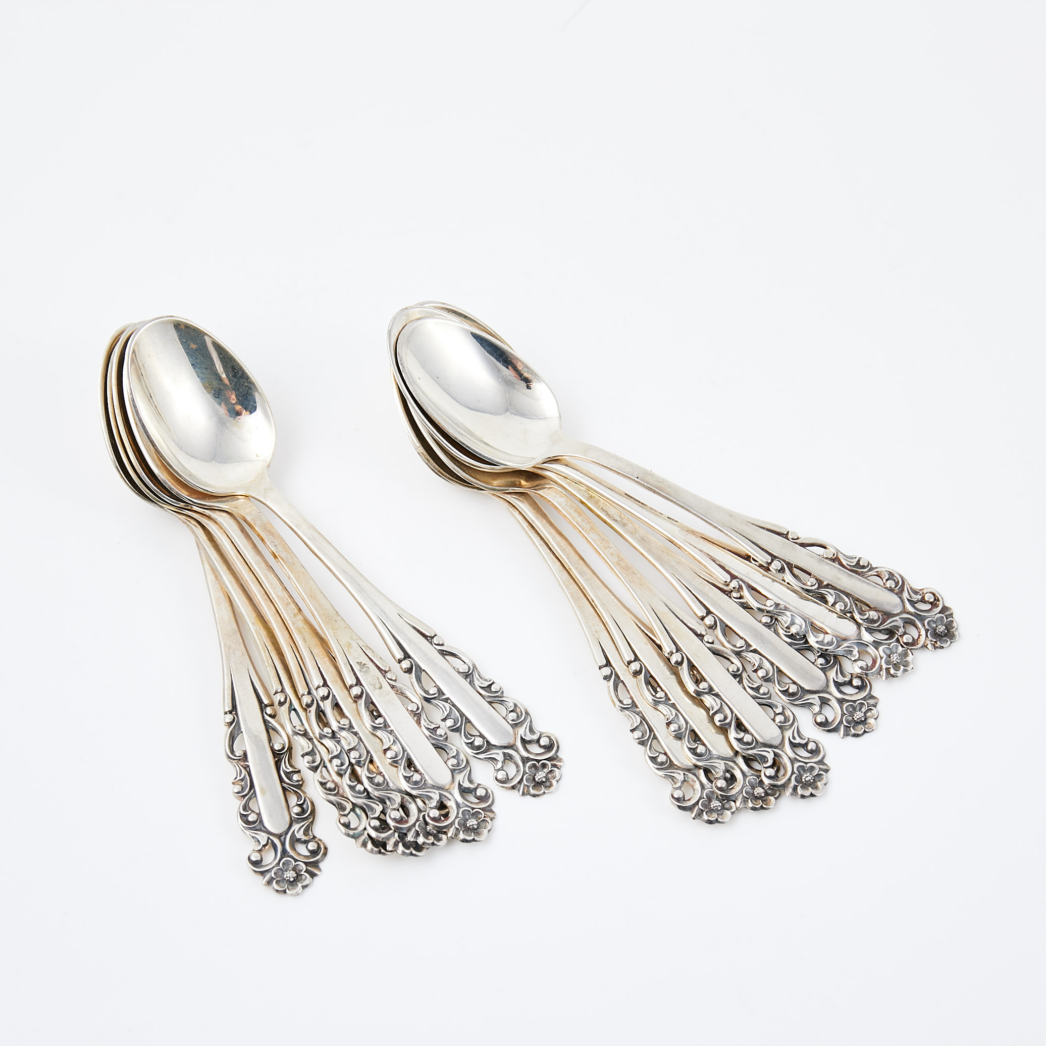 KAFFESKEDAR, silver, "Aristokrat", 12 st.