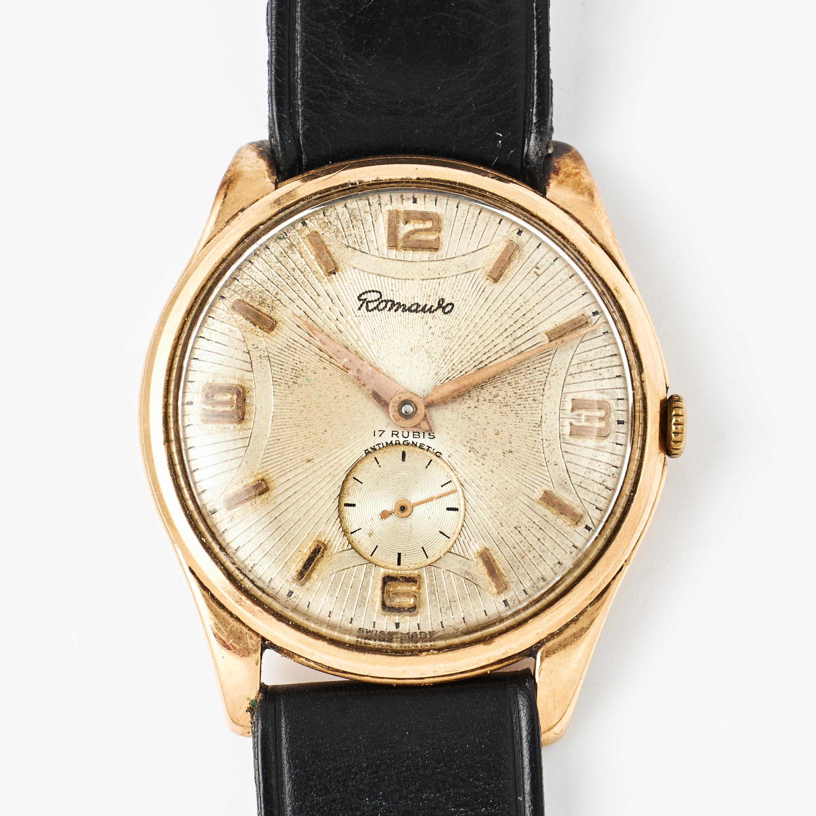 ROMAURO, armbandsur, 35,5 mm, 18K guld, ca 1957.