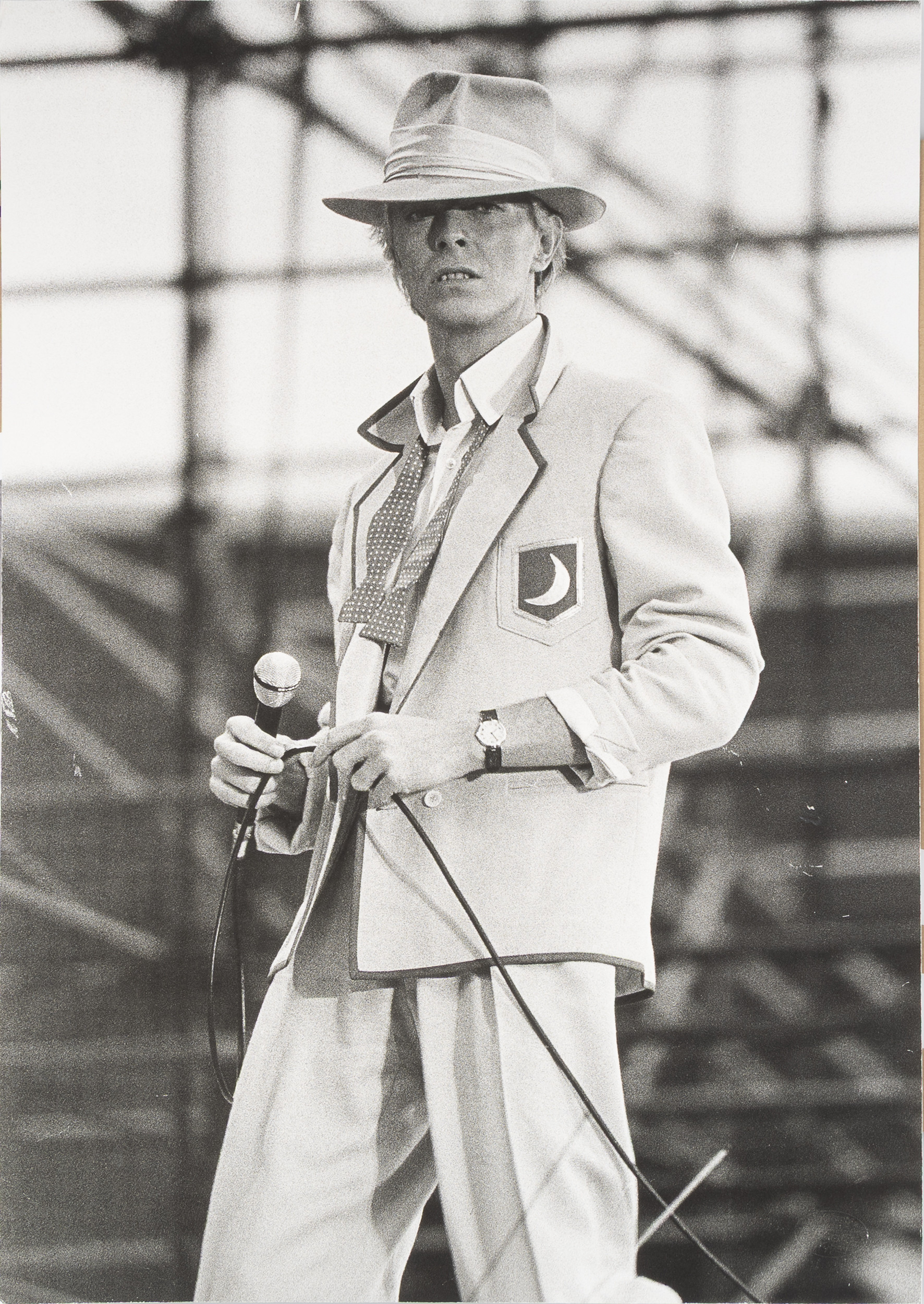 BEN GT NYBERG. Fotografi, David Bowie på Ullevi 1983, ej signerat.