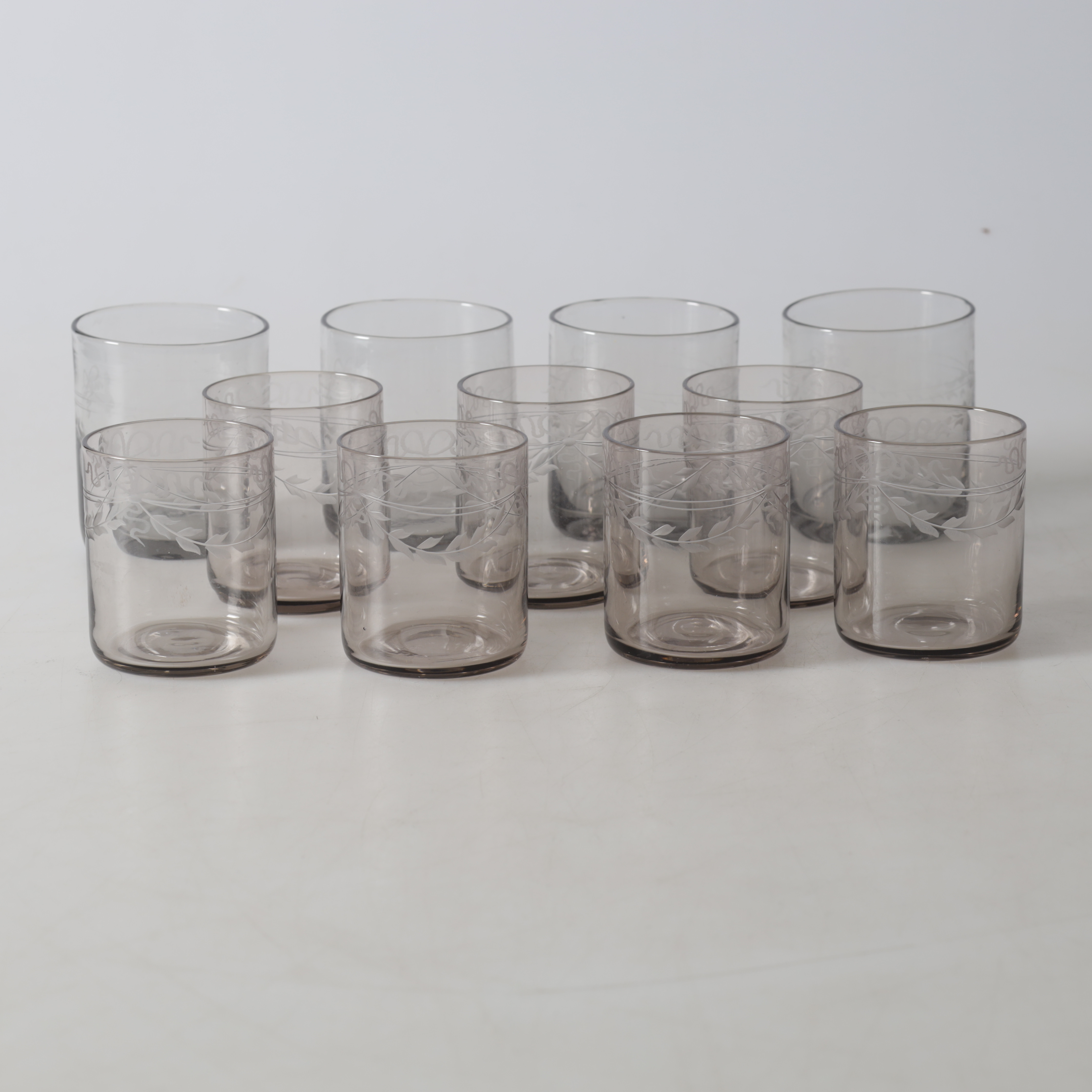 SELTERGLAS, 4 + 7, "Antik", Reijmyre, 1900-tal.