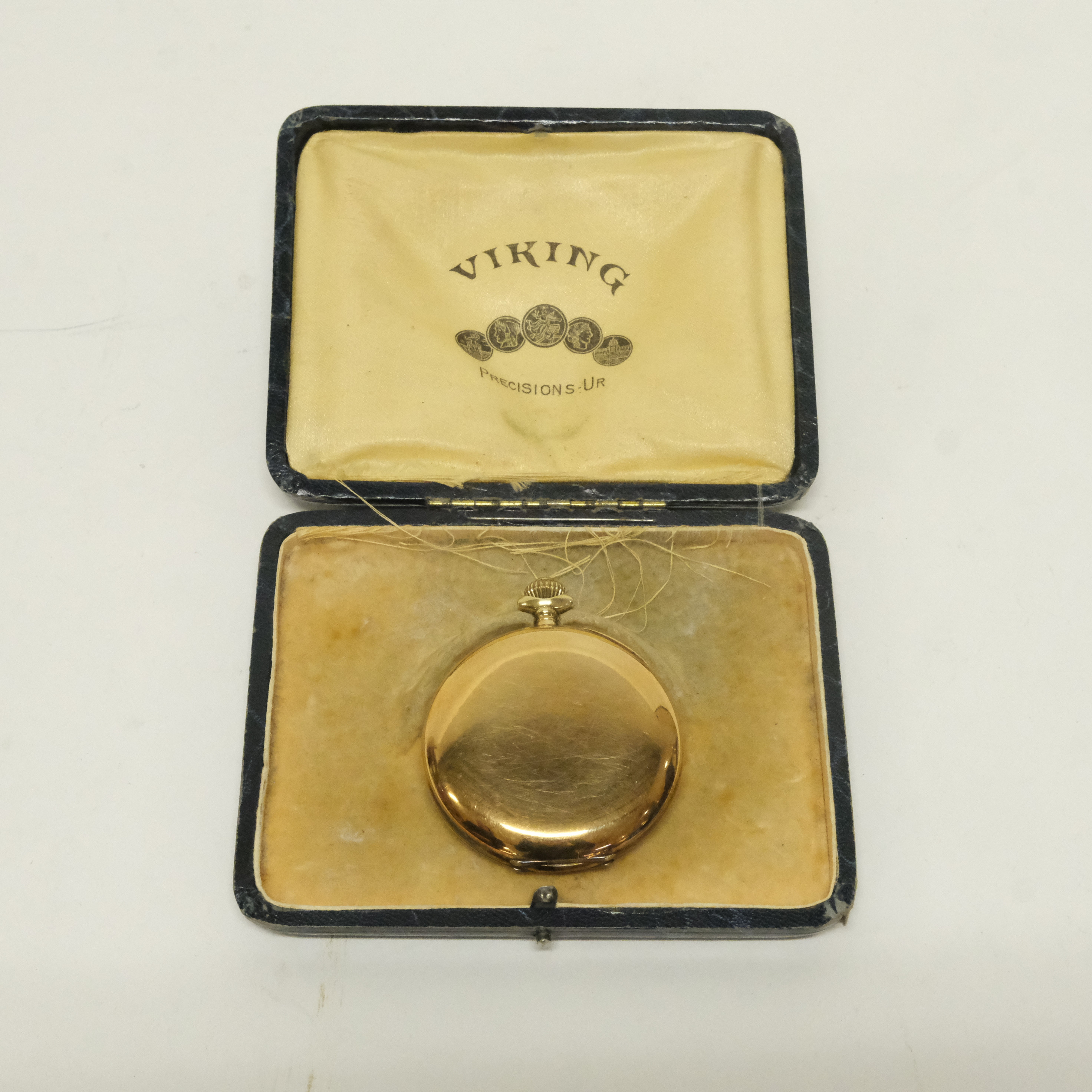 FICKUR, SAVONETT, VIKING, 14K GULD.