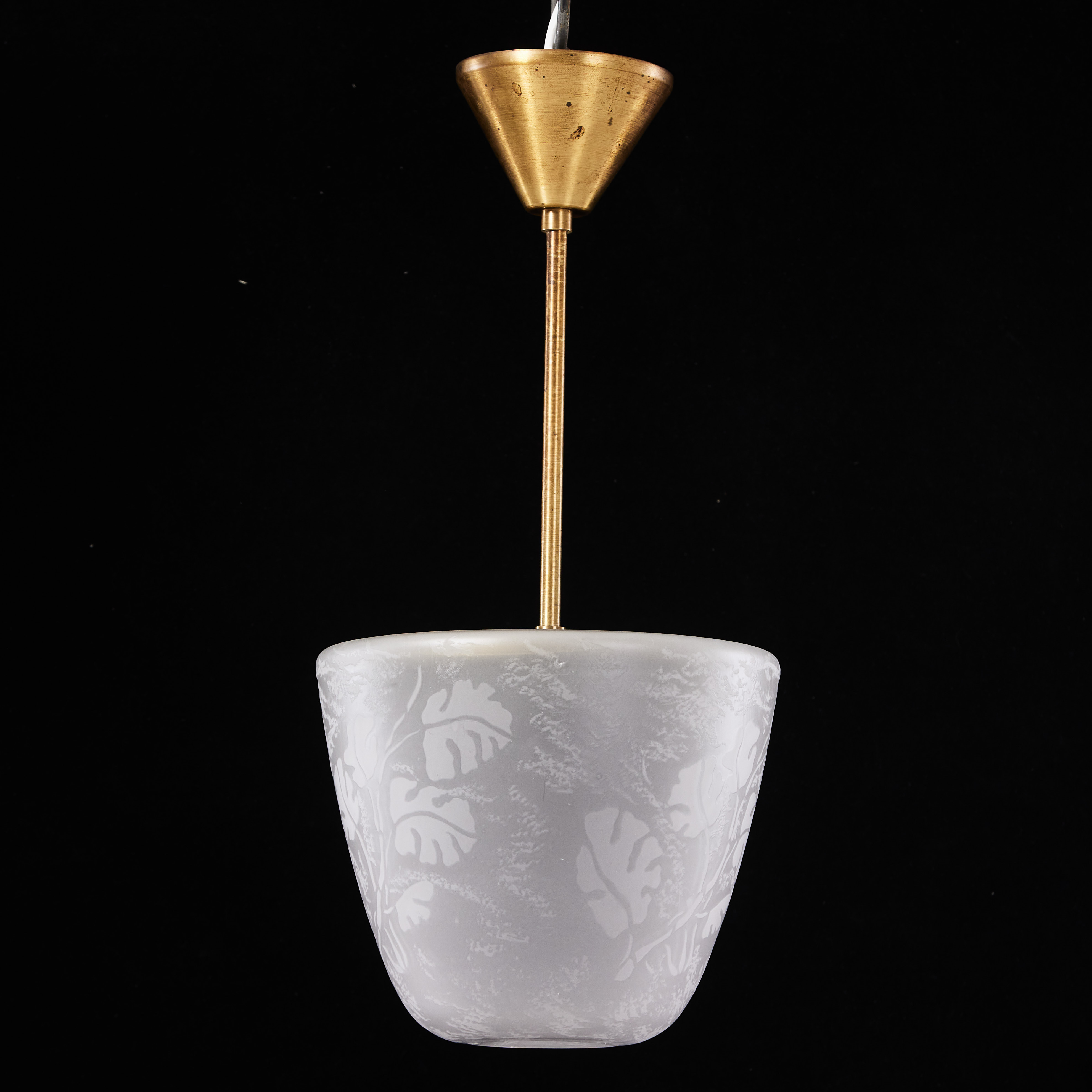 EDVARD HAGMAN. (VERKSAM NORRKÖPING 1901-1959). Taklampa, 1940-tal, modell 3133D.