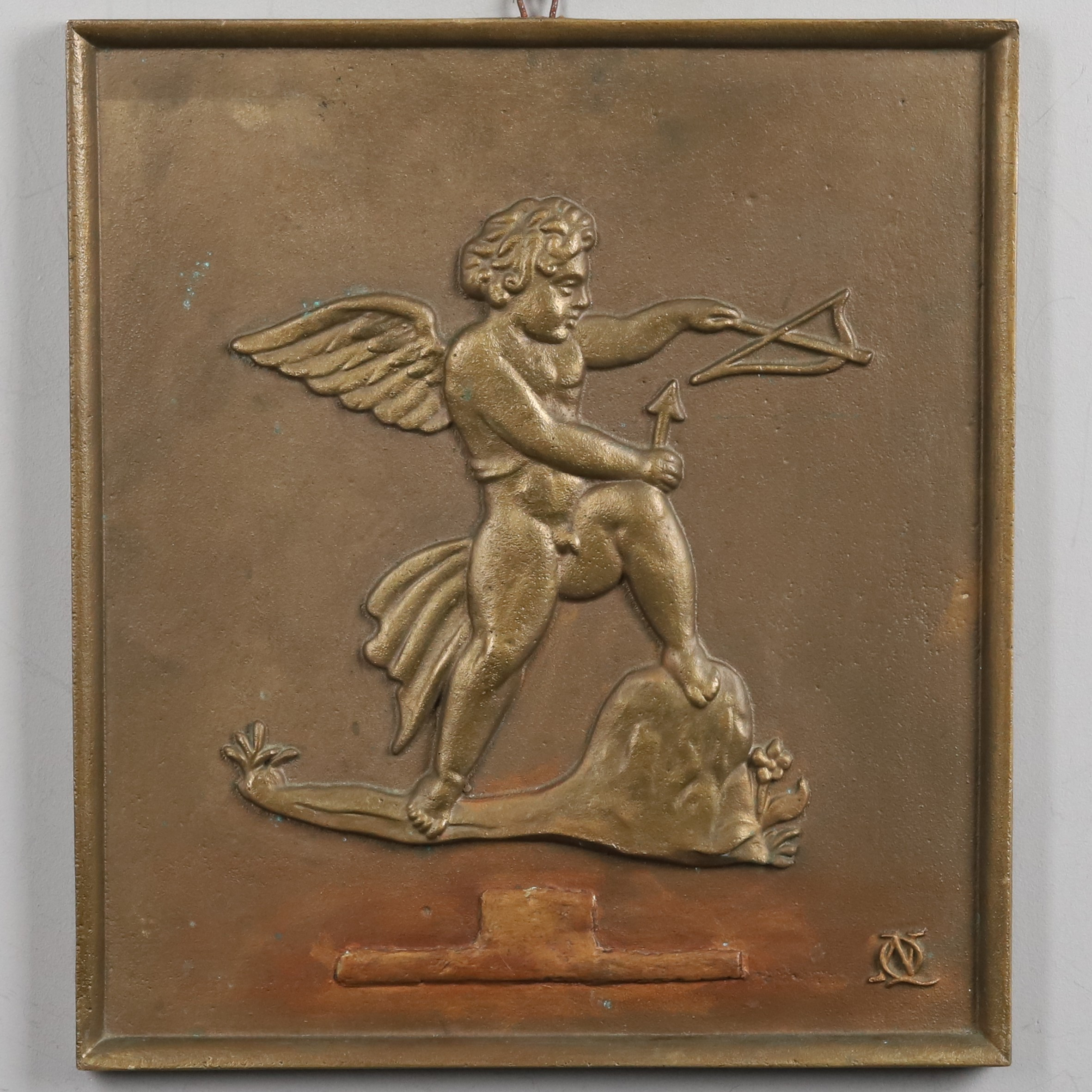 NÄFVEQVARNS BRUK, BRONSRELIEF, Swedish Grace.