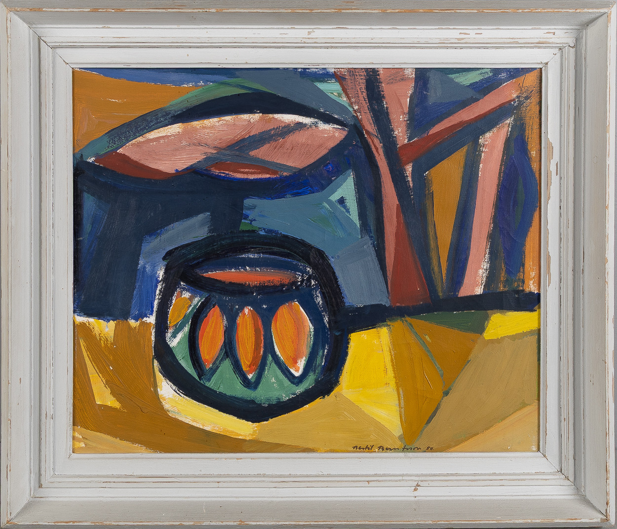 BERTIL BERNTSSON. Stilleben, olja på duk.