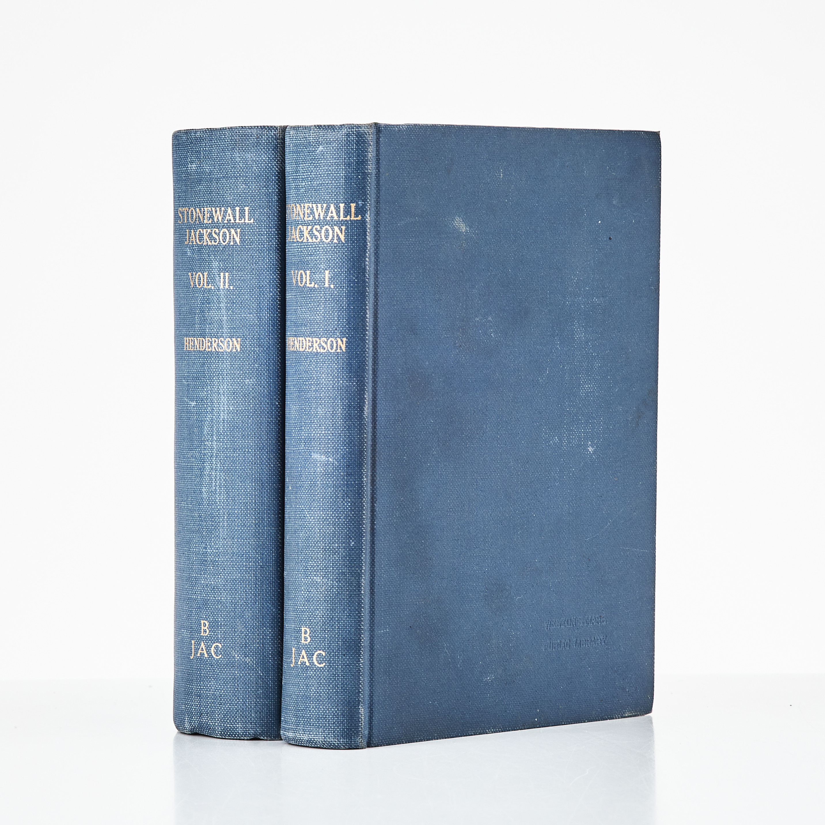 GEORGE FRANCIS ROBERT HENDERSON. Stonewall Jackson- and the American Civil War, Longmans, Green, and co., 1909, 2 vol.