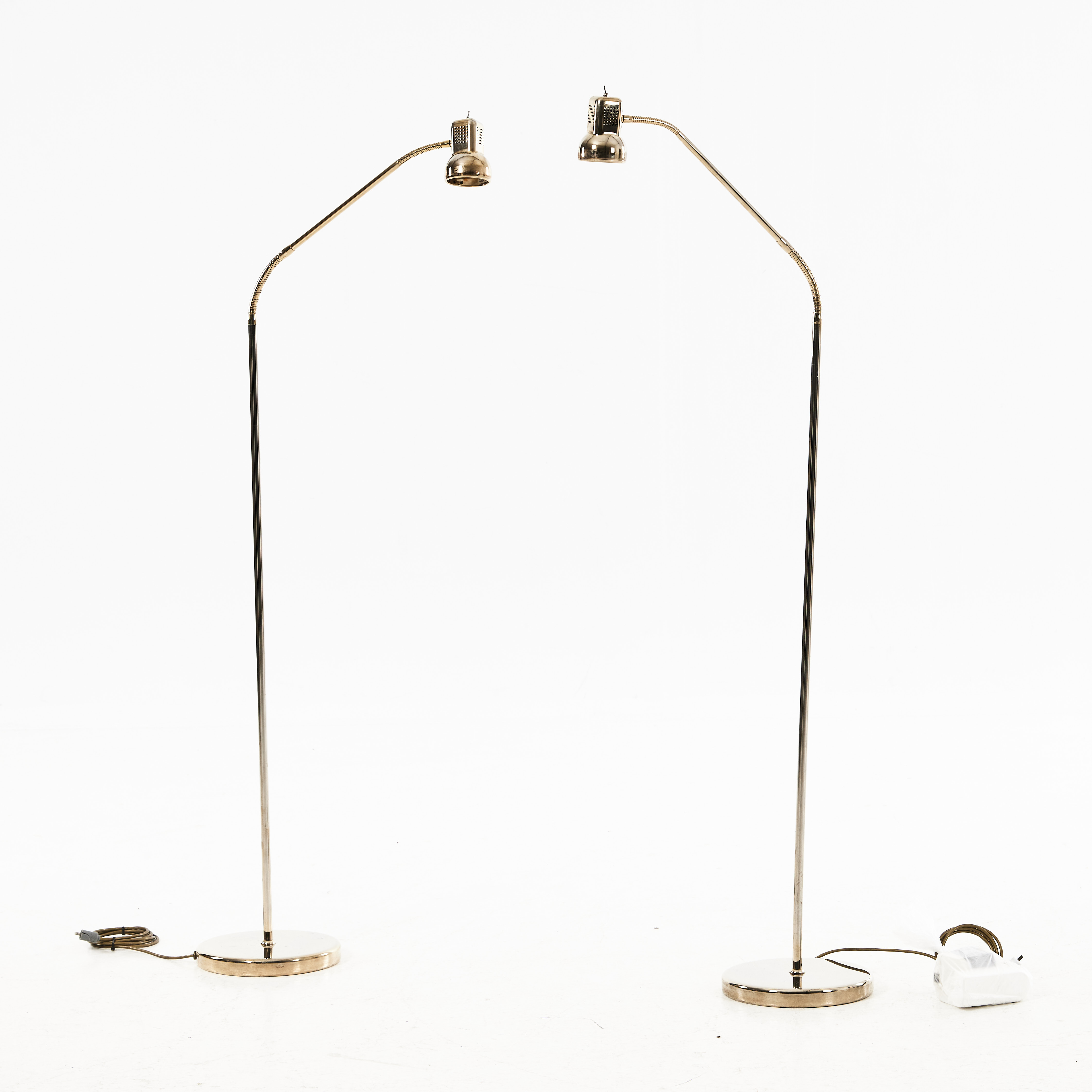 GOLVLAMPOR, 1 par, Belid AB, 1900-talets slut.