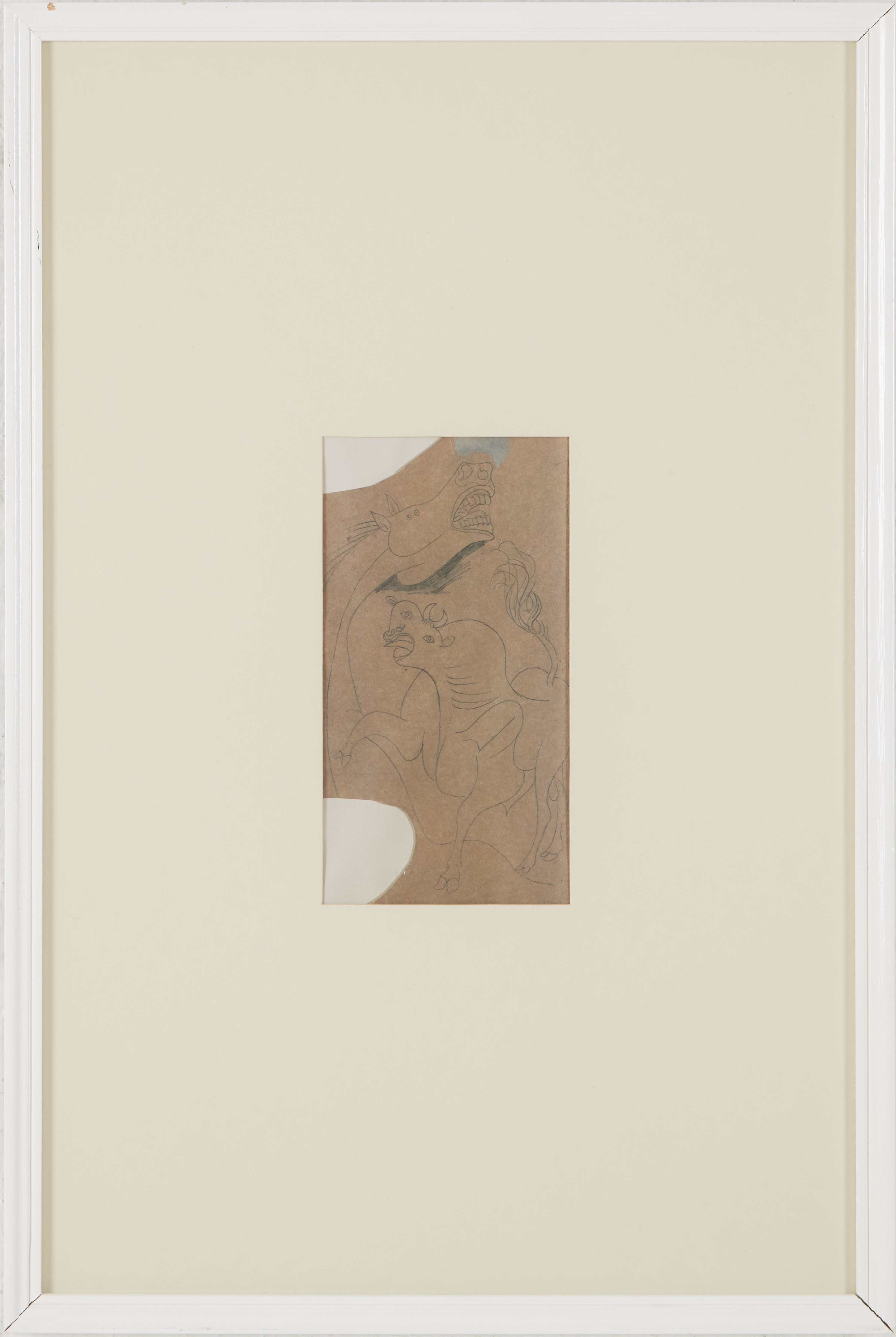 PABLO PICASSO. EFTER. Faksimilskiss, ur ”Guernica”, svensk utgåva, IPC International Publishing Company, 1990.