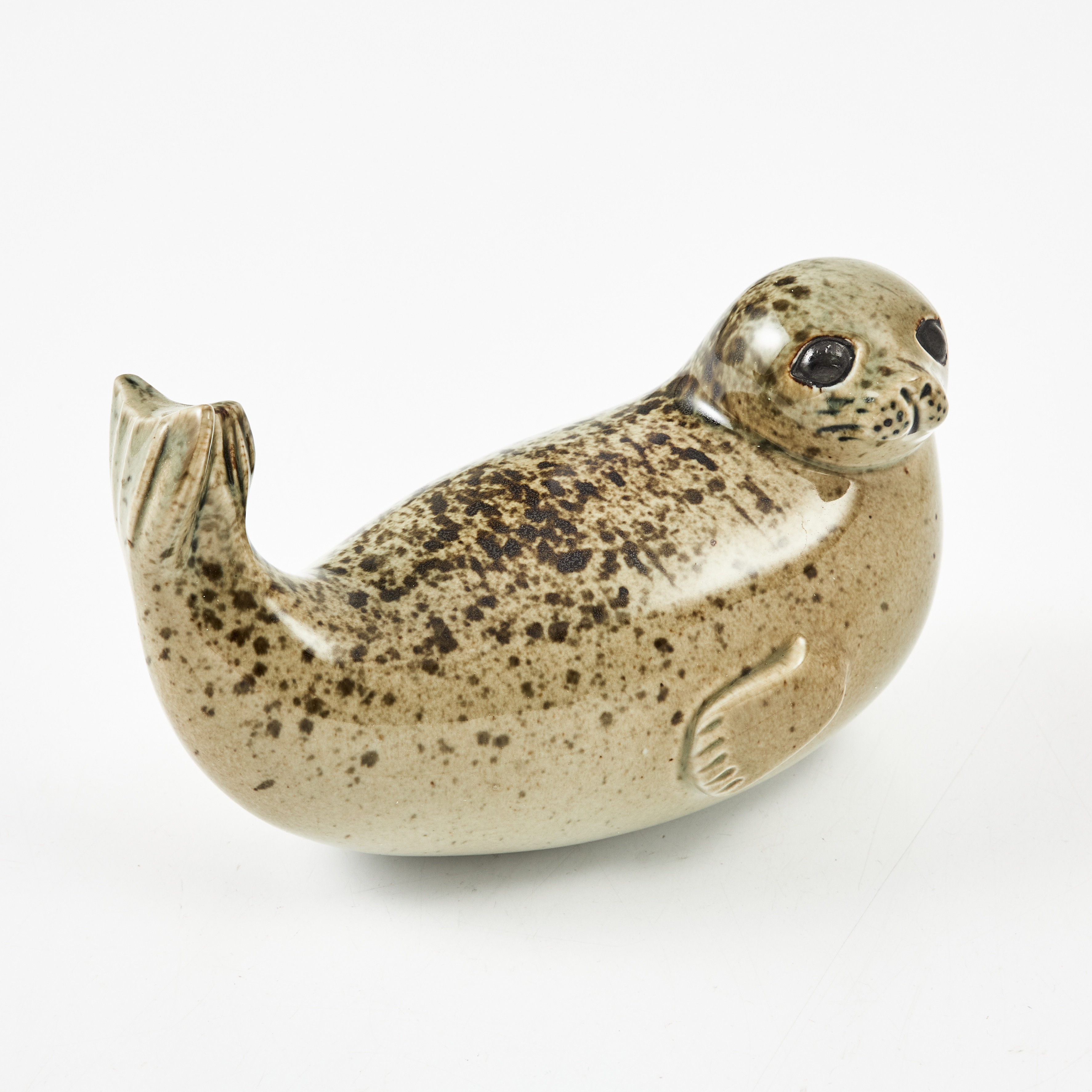 LISA LARSON. Figurin, föreställande säl, Nordiska Kompaniet, Gustavsberg.