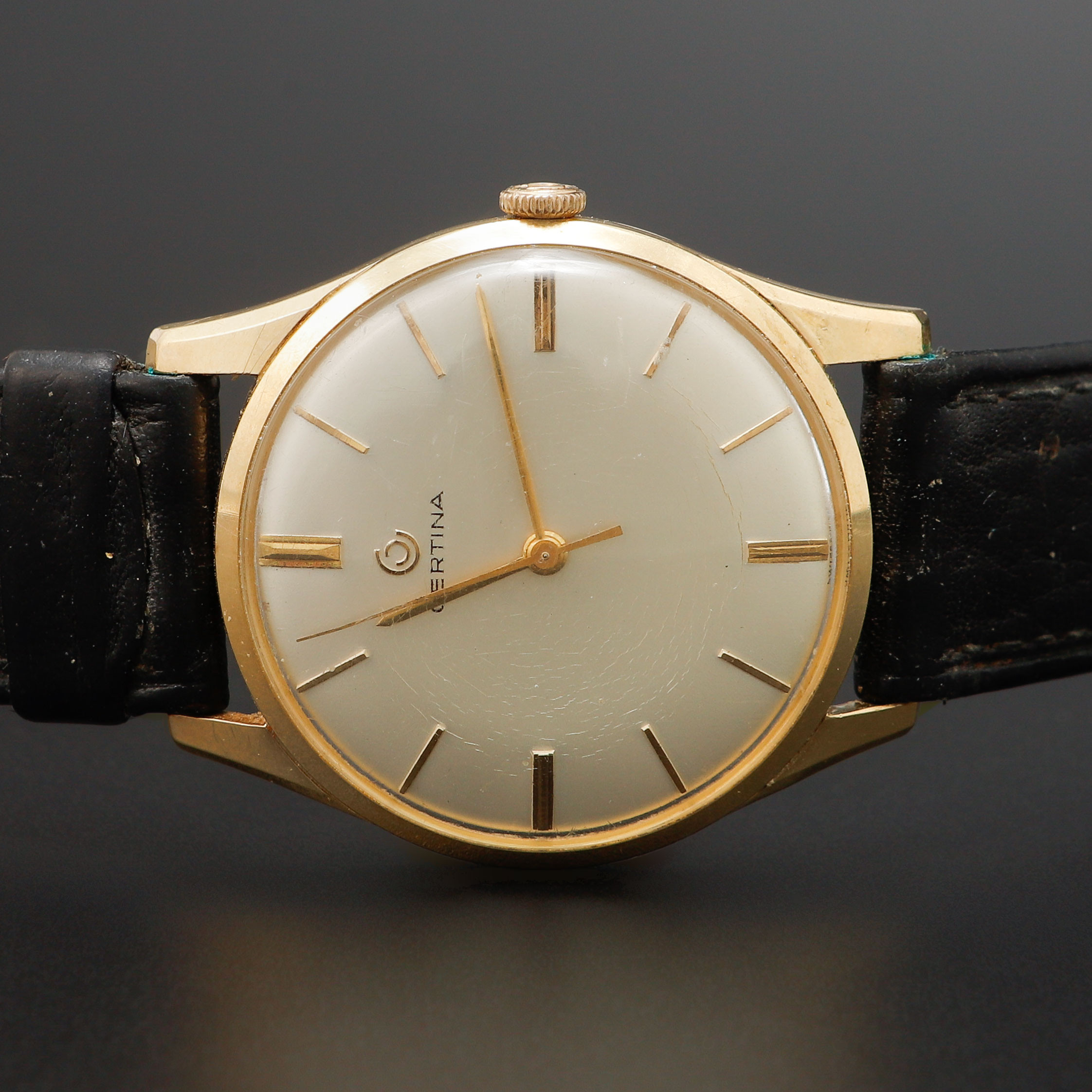 ARMBANDSUR, Certina, 14k guld, manuell, ca 1960.