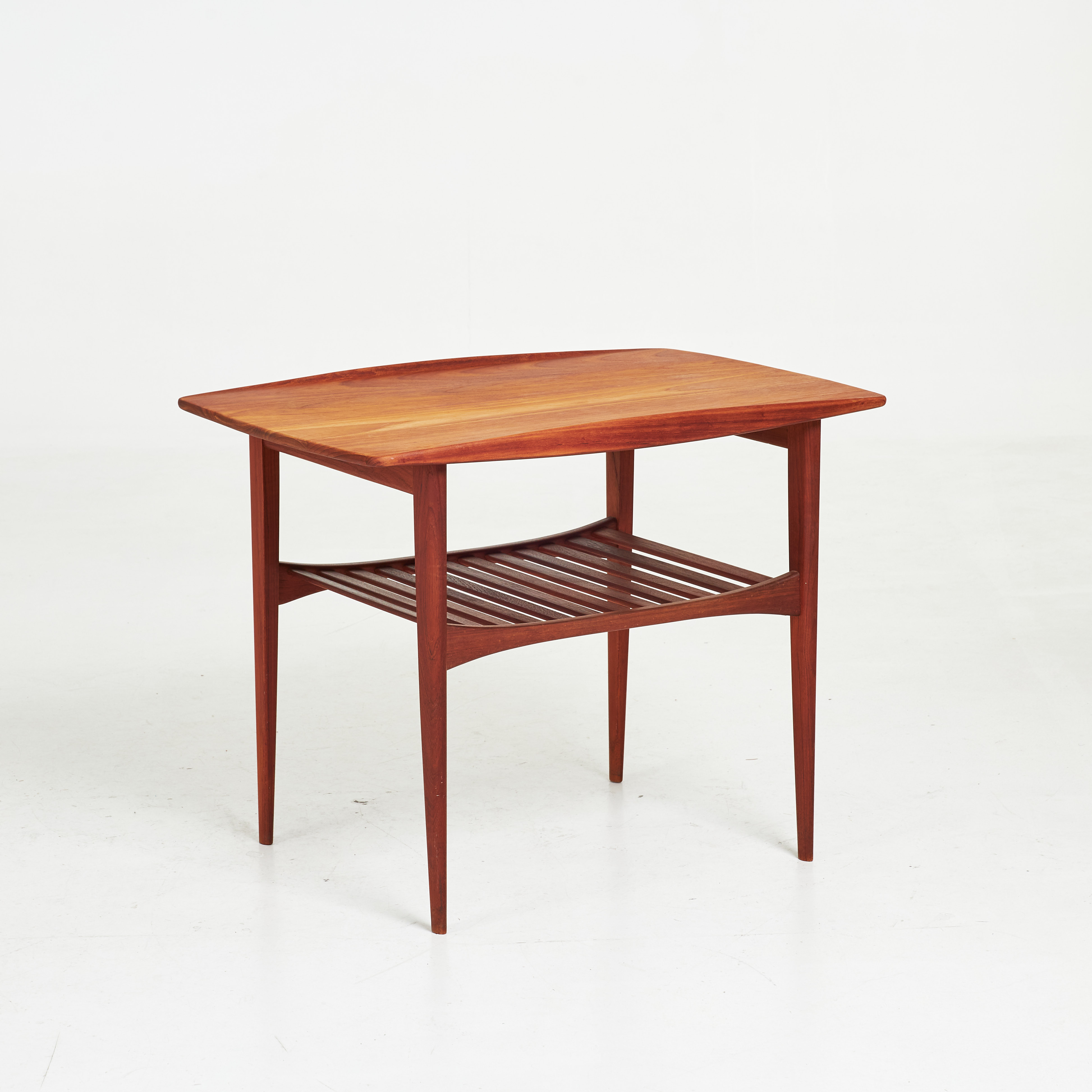 SOFFBORD. 1960-tal, teak, France & Daverkosen, Danmark, etikettmärkt.