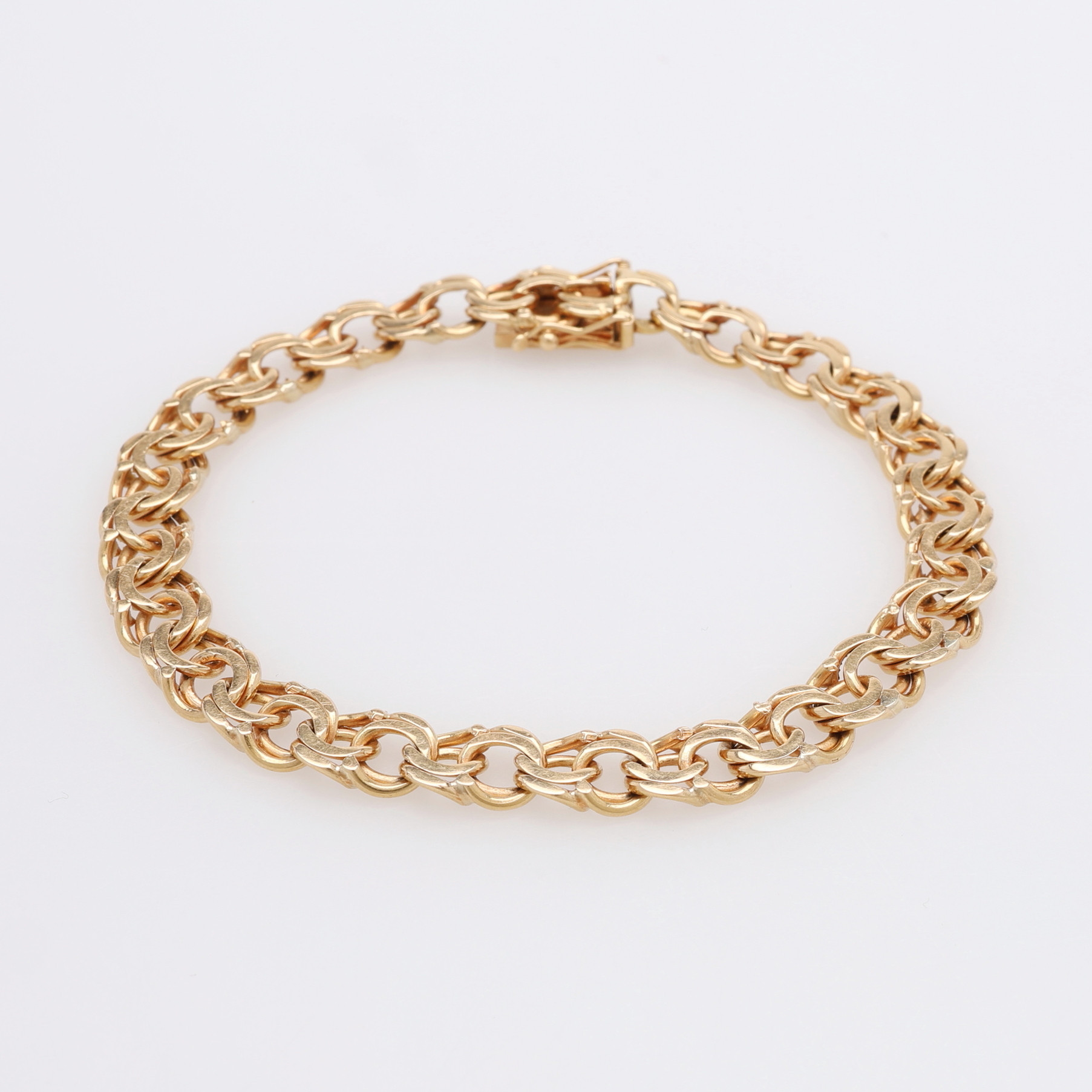 ARMBAND, BISMARCK-LÄNK, 18K GULD, TOTAL VIKT 16,3 GRAM.